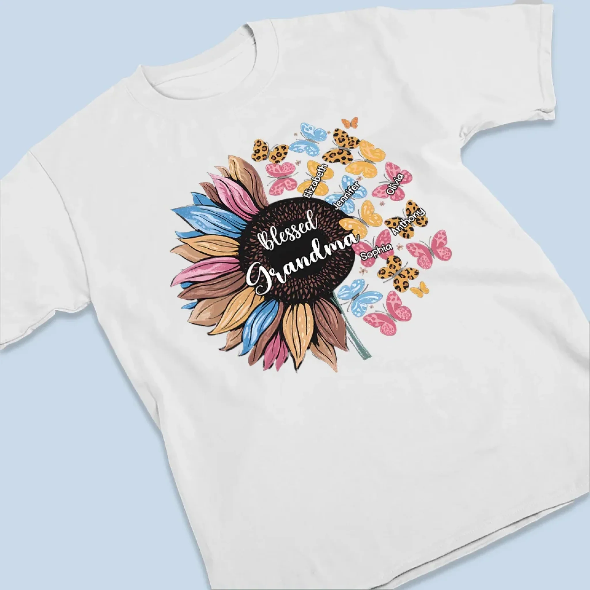 Being A Grandma Is My Greatest Joy - Family Personalized Custom Unisex T-shirt, Premium T-shirt, Hoodie - Gift For Mom, Grandma - Image 3