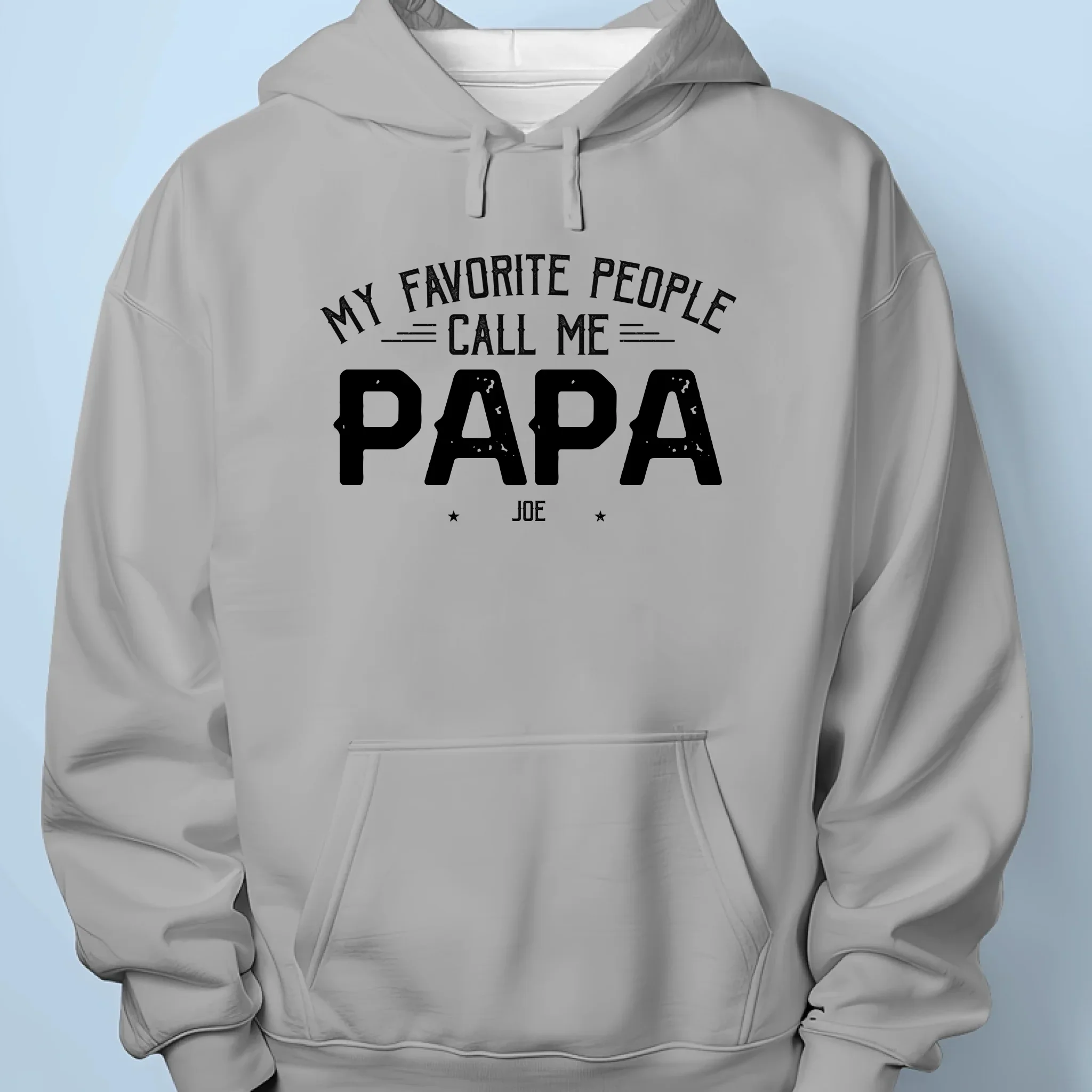 Being Papa Is My Greatest Blessing -  Family Personalized Custom Unisex T-Shirt, Premium T-shirt, Hoodie - Father's Day Gift For Dad, Grandpa - Image 7