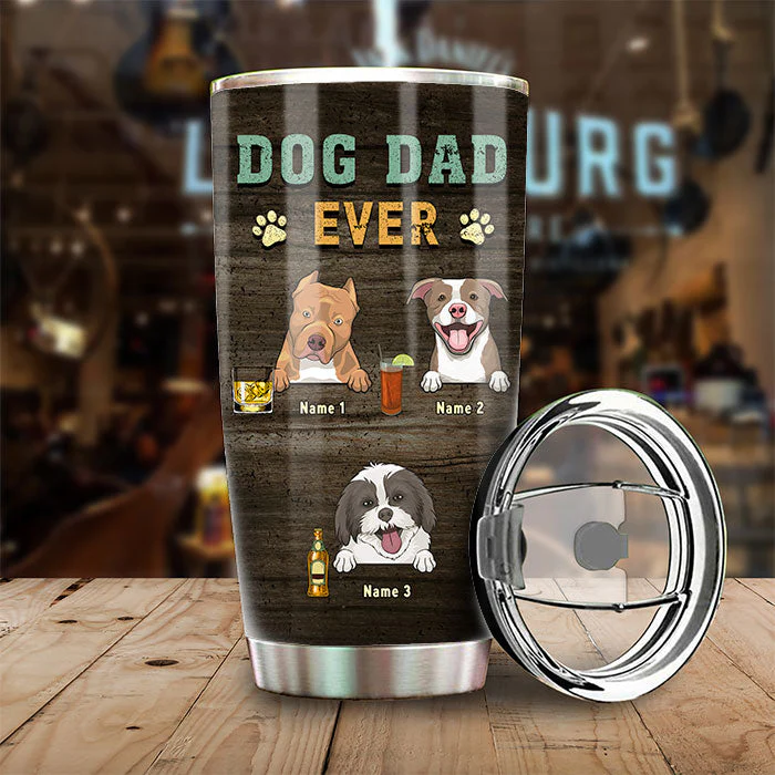 Best Bearded Beer Lovin' - Gift For Dad, Personalized Tumbler - Image 3