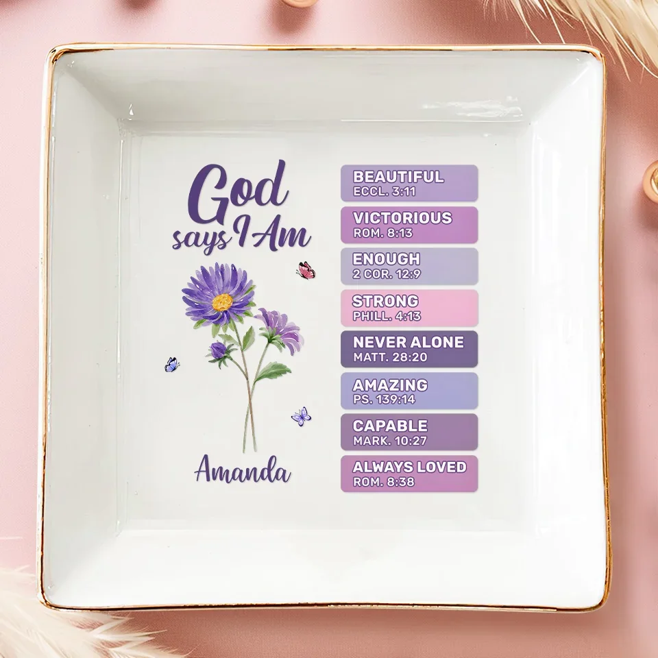 Best Buds Forever - Bestie Personalized Custom Jewelry Dish - Gift For Best Friends, BFF, Sisters