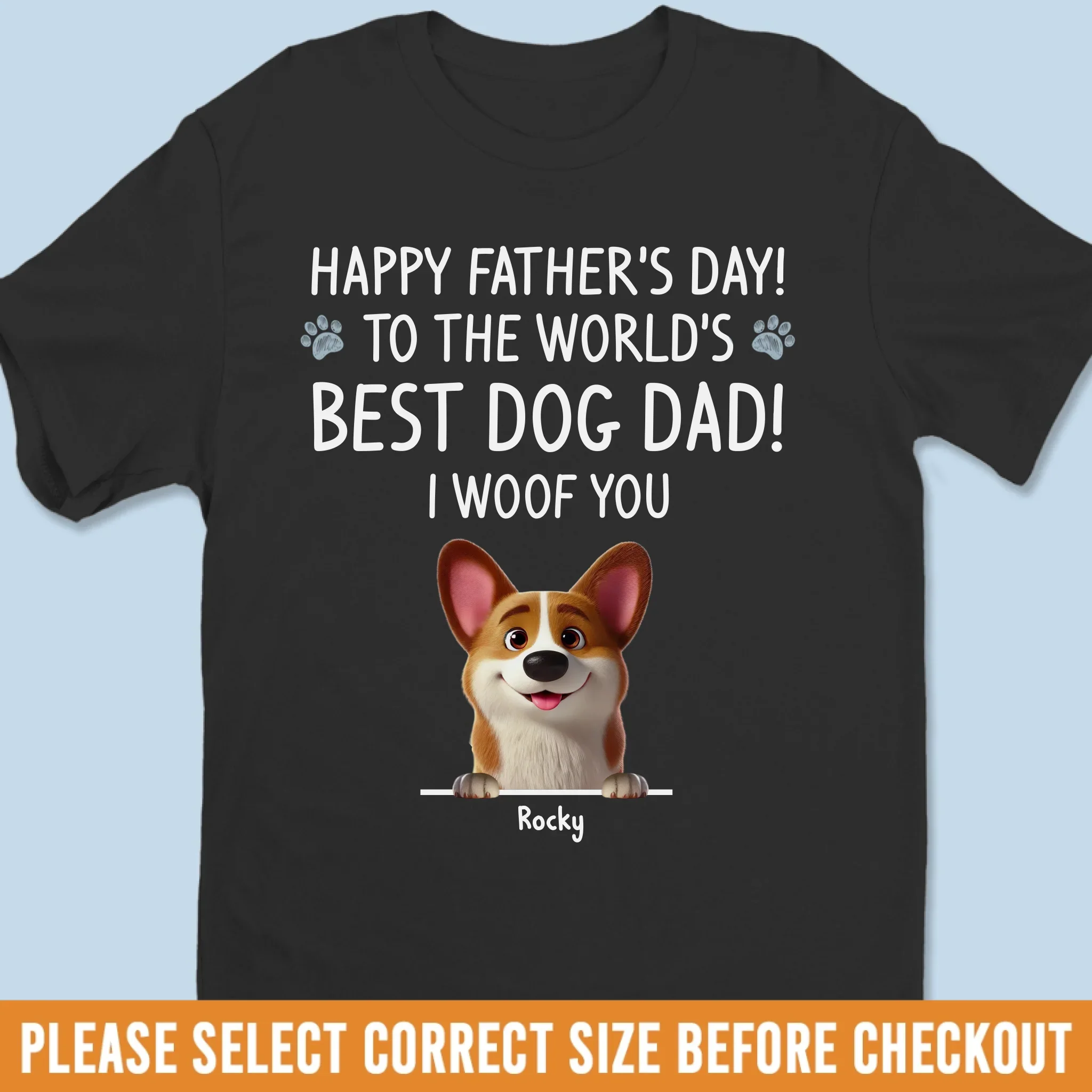 Best Dog Dad In The Galaxy - Dog & Cat Personalized Custom Unisex T-shirt, Premium T-shirt, Hoodie - Father's Day, Gift For Dad, Pet Owners, Pet Lovers - Image 2