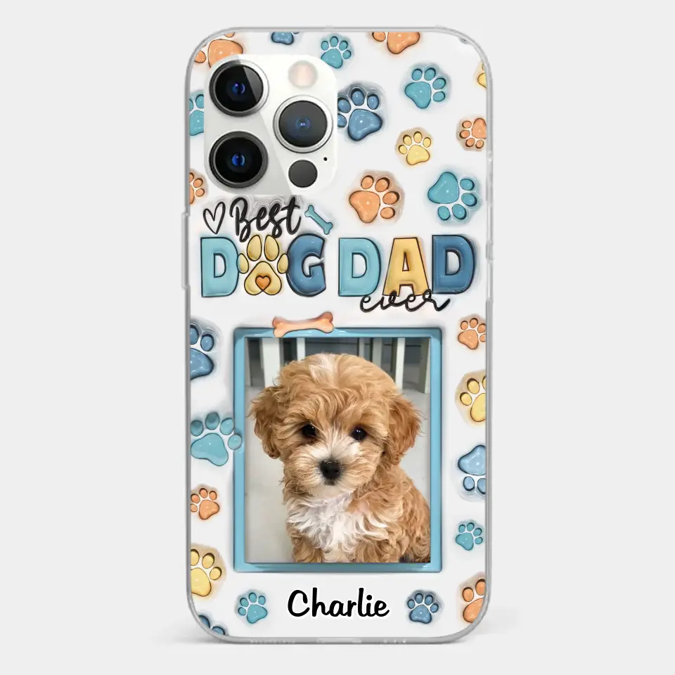 Best Dog Mom Ever - Dog & Cat Personalized Custom 3D Inflated Effect Printed Clear Phone Case - Mother's Day, Gift For Pet Owners, Pet Lovers - Image 11