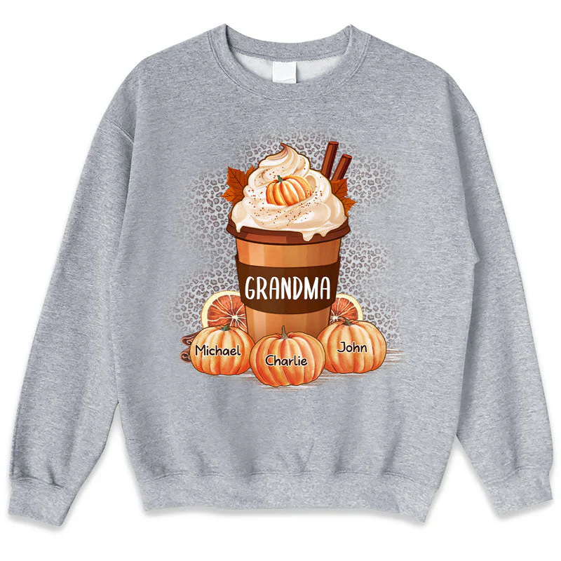 Best Grandma Ever - Family Personalized Custom Unisex T-shirt, Hoodie, Sweatshirt - Autumn Fall Gift For Grandma - Image 4