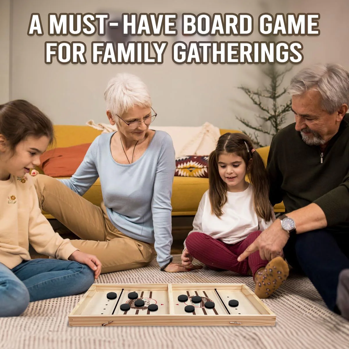 Best Interactive Game Ever - Fast Sling Puck Game - Gift For Family, Friends, Children - Image 4