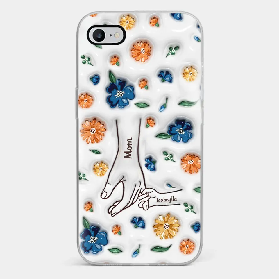 Best Mom Ever Ever - Family Personalized Custom 3D Inflated Effect Printed Clear Phone Case - Mother's Day, Gift For Mom, Grandma - Image 2