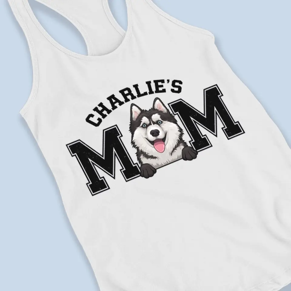 Best Mommy Ever - Dog & Cat Personalized Custom Racer Back Tank Top - Gift For Pet Owners, Pet Lovers - Image 4