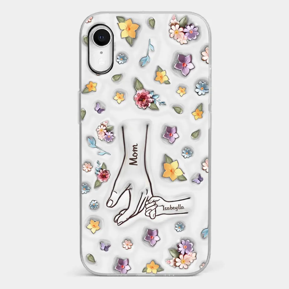 Best Mommy Ever Ever - Family Personalized Custom 3D Inflated Effect Printed Clear Phone Case - Mother's Day, Gift For Mom, Grandma - Image 25