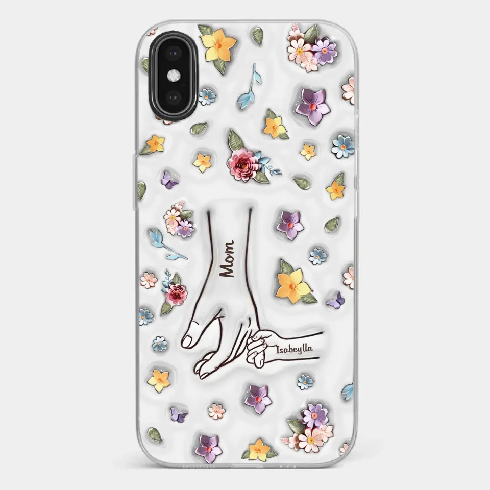 Best Mommy Ever Ever - Family Personalized Custom 3D Inflated Effect Printed Clear Phone Case - Mother's Day, Gift For Mom, Grandma - Image 27