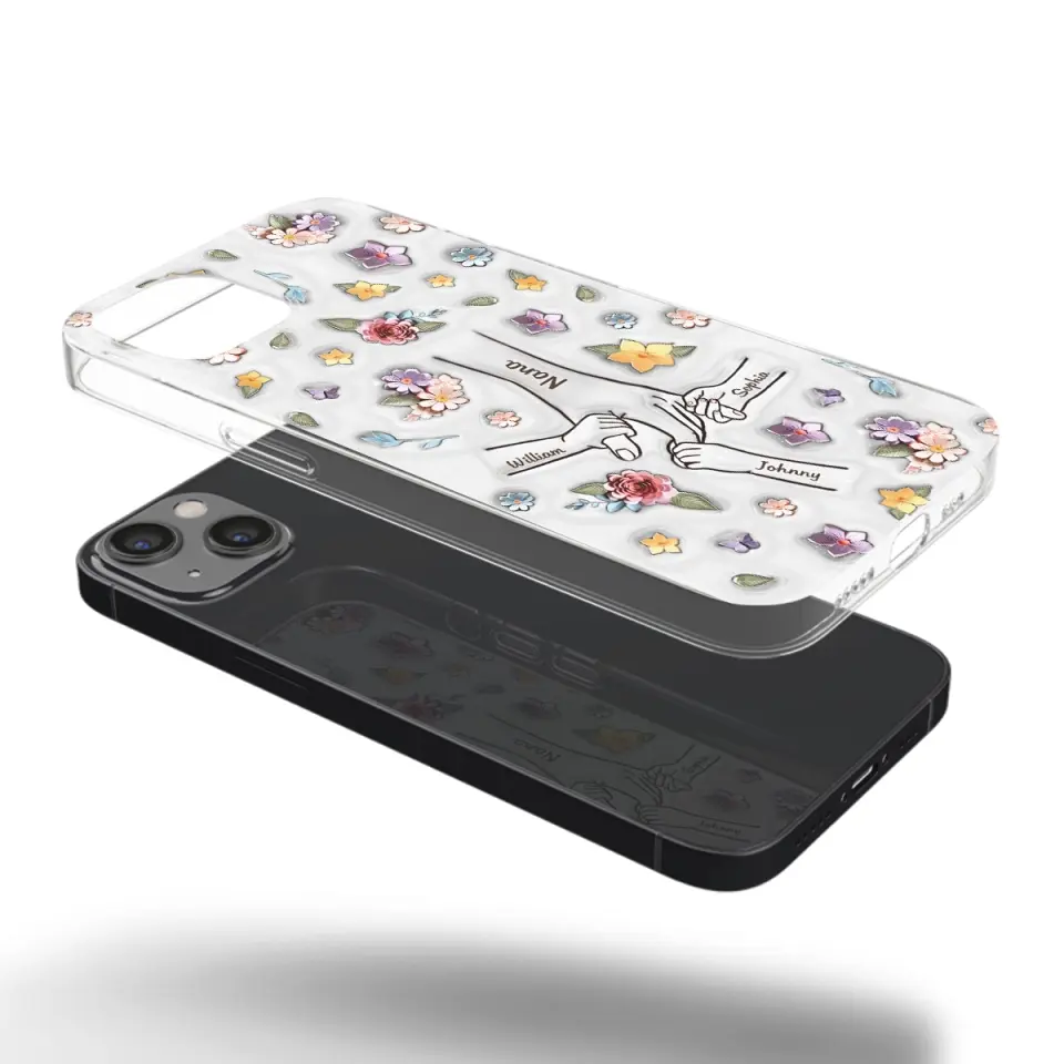 Best Mommy Ever Ever - Family Personalized Custom 3D Inflated Effect Printed Clear Phone Case - Mother's Day, Gift For Mom, Grandma - Image 29