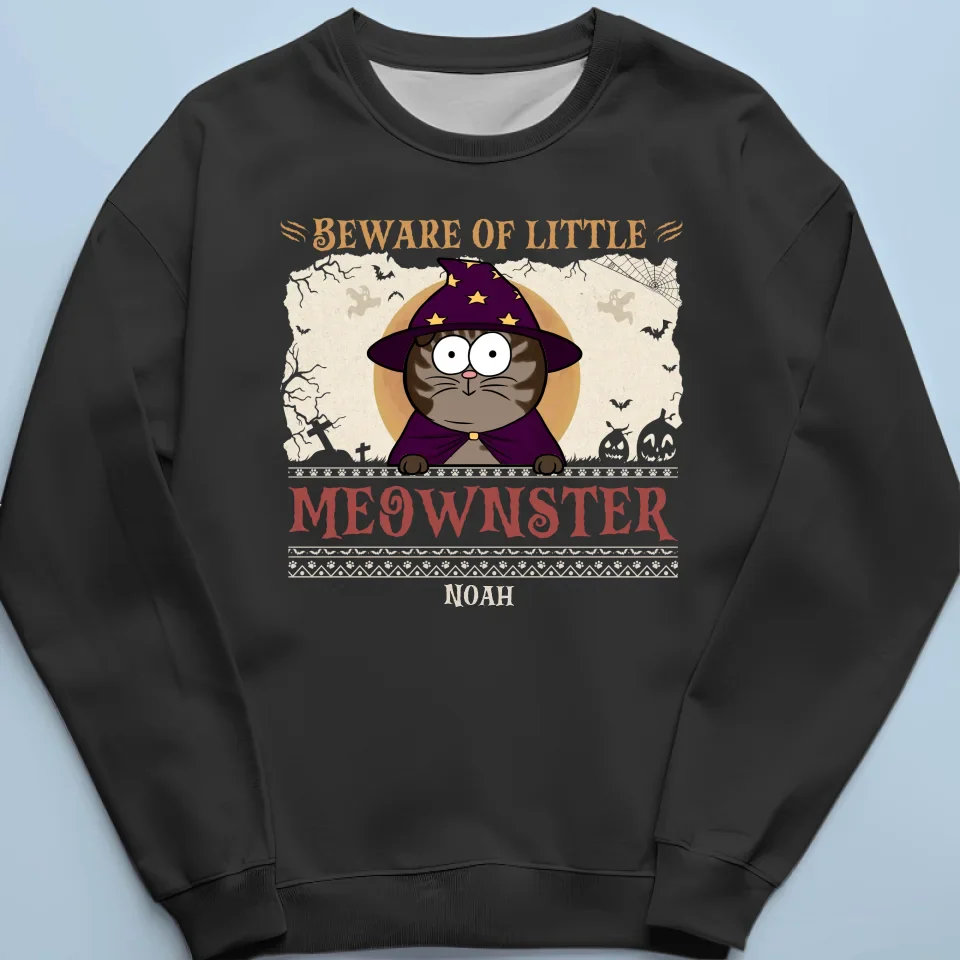 Beware Of Little Meownsters - Cat Personalized Custom Unisex T-shirt, Hoodie, Sweatshirt - Halloween Gift For Pet Owners, Pet Lovers - Image 6