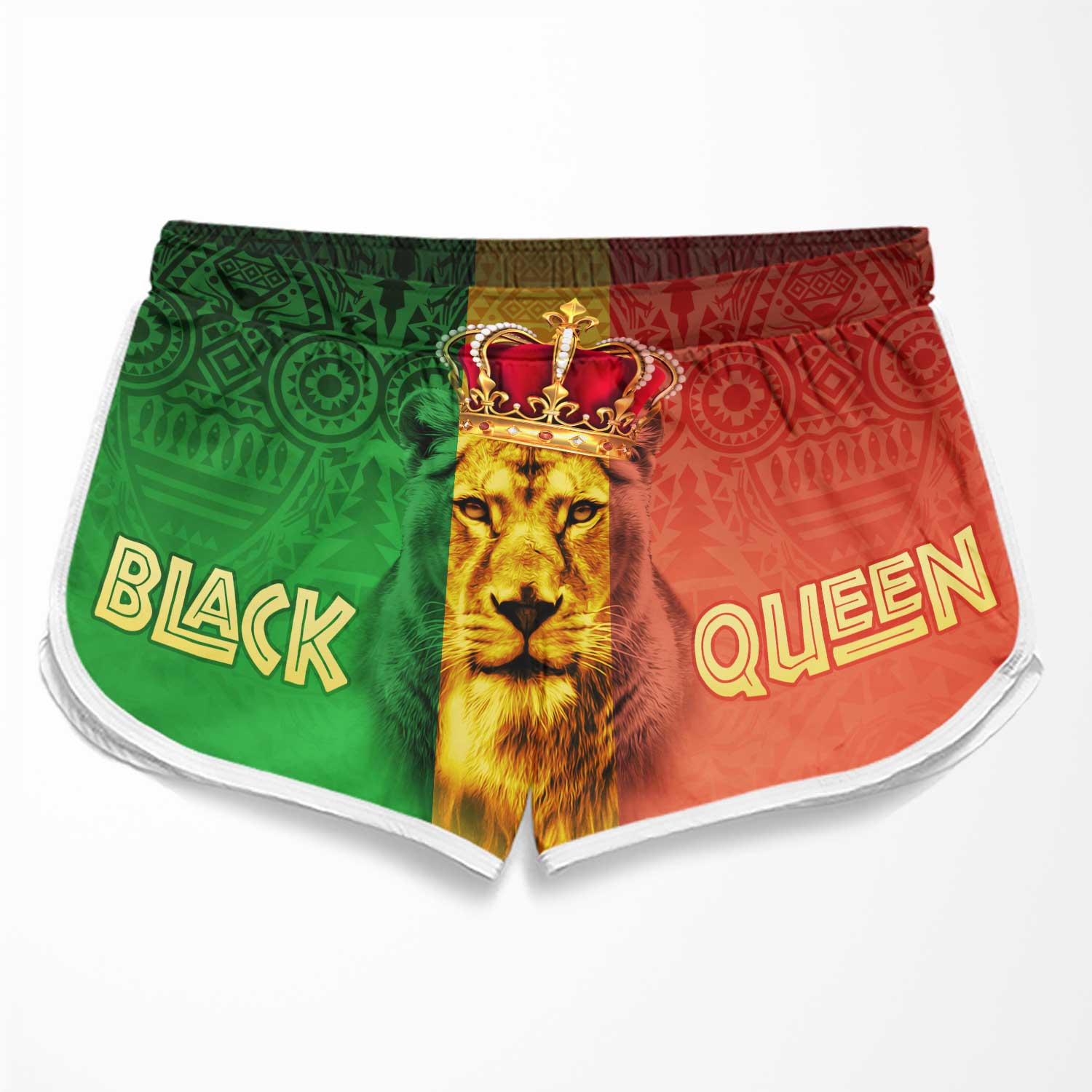 Black King & Black Queen - Couple Beach Shorts - Gift For Couples, Husband Wife - Image 4