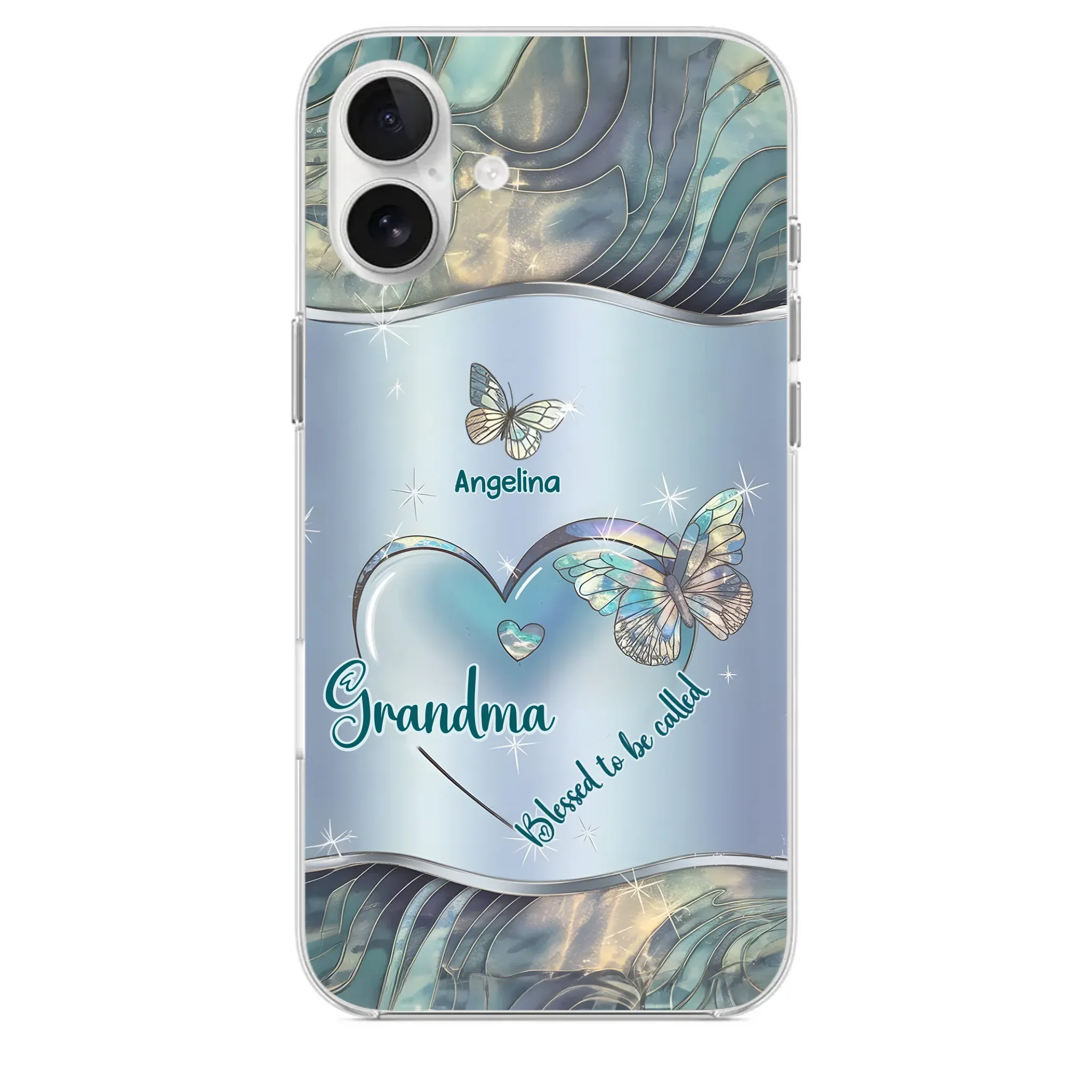 Blessed To Be Called A Grandma - Family Personalized Custom Clear Phone Case - Gift For Mom, Grandma - Image 29