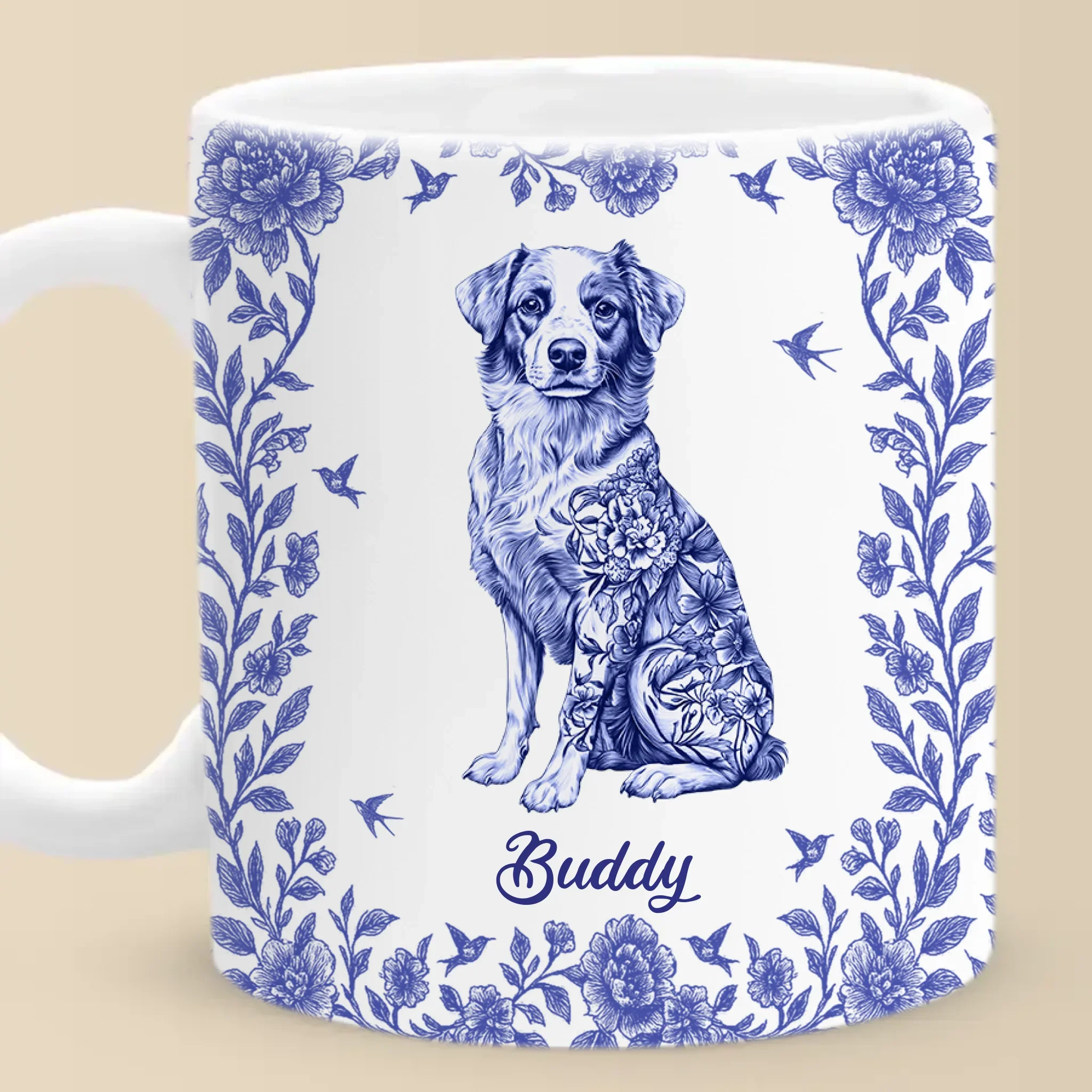 Bloom Bold, Bark Proud - Dog Personalized Custom Mug - Gift For Pet Owners, Pet Lovers - Image 2