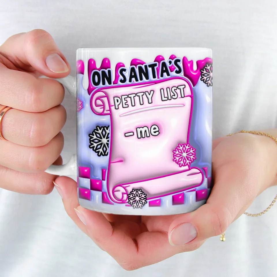 Brighten Your Day With A Fun - Personalized Custom 3D Inflated Effect Printed Mug - Gift For Yourself, Gift For Best Friends, BFF, Sisters - Image 3
