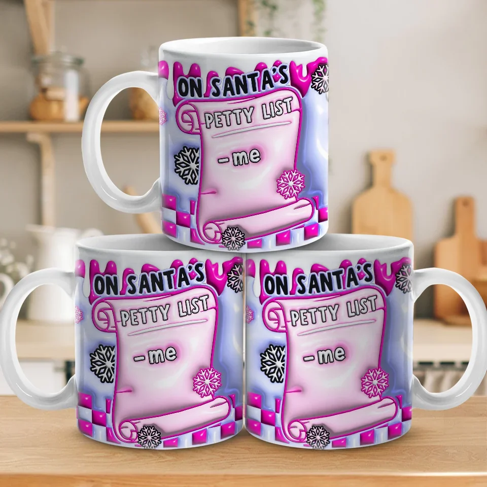 Brighten Your Day With A Fun - Personalized Custom 3D Inflated Effect Printed Mug - Gift For Yourself, Gift For Best Friends, BFF, Sisters - Image 4