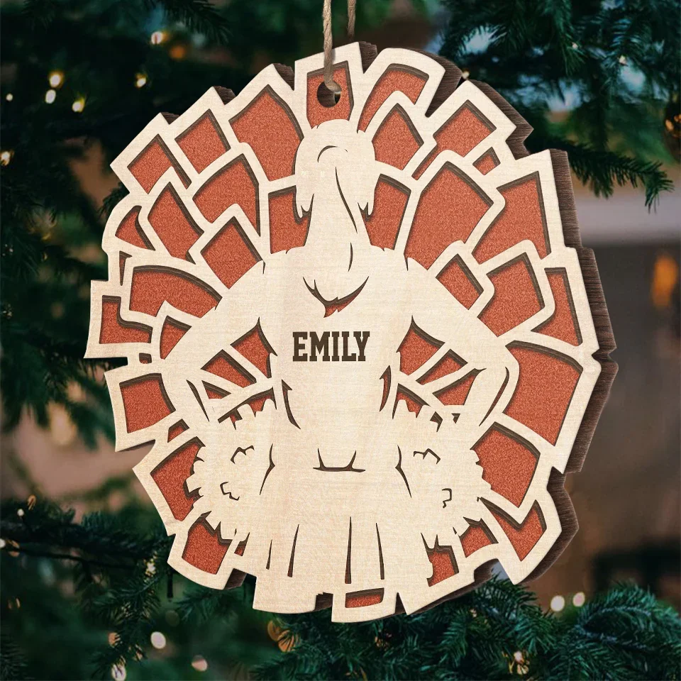 Bring Your Heart To The Field And Just Play - Personalized Custom Ornament - Wood Custom Shaped - Christmas Gift For Sport Lovers, Sport Players - Image 5