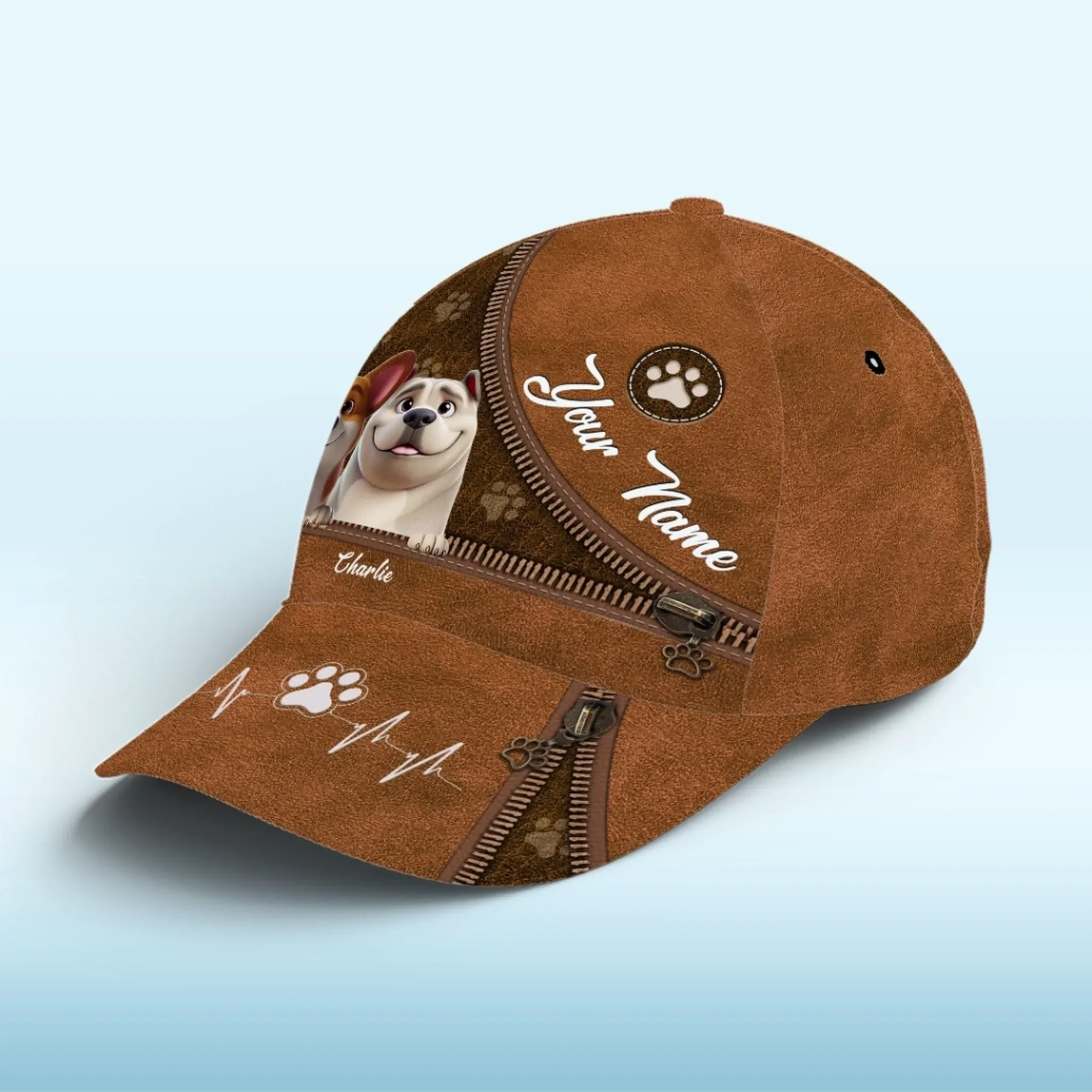 Built For Belly Rubs - Dog Personalized Custom Hat, All Over Print Classic Cap - Father's Day, Gift For Pet Owners, Pet Lovers - Image 3