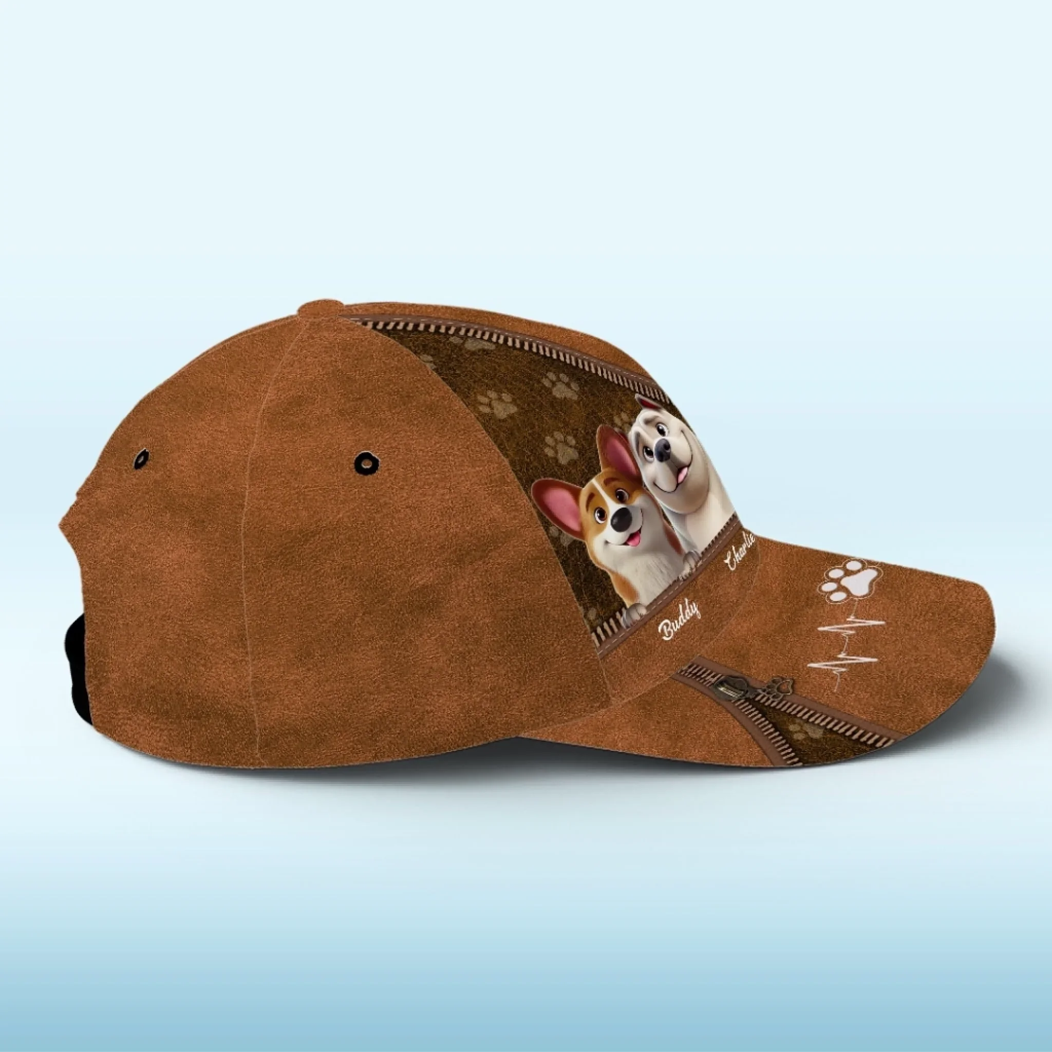 Built For Belly Rubs - Dog Personalized Custom Hat, All Over Print Classic Cap - Father's Day, Gift For Pet Owners, Pet Lovers - Image 4