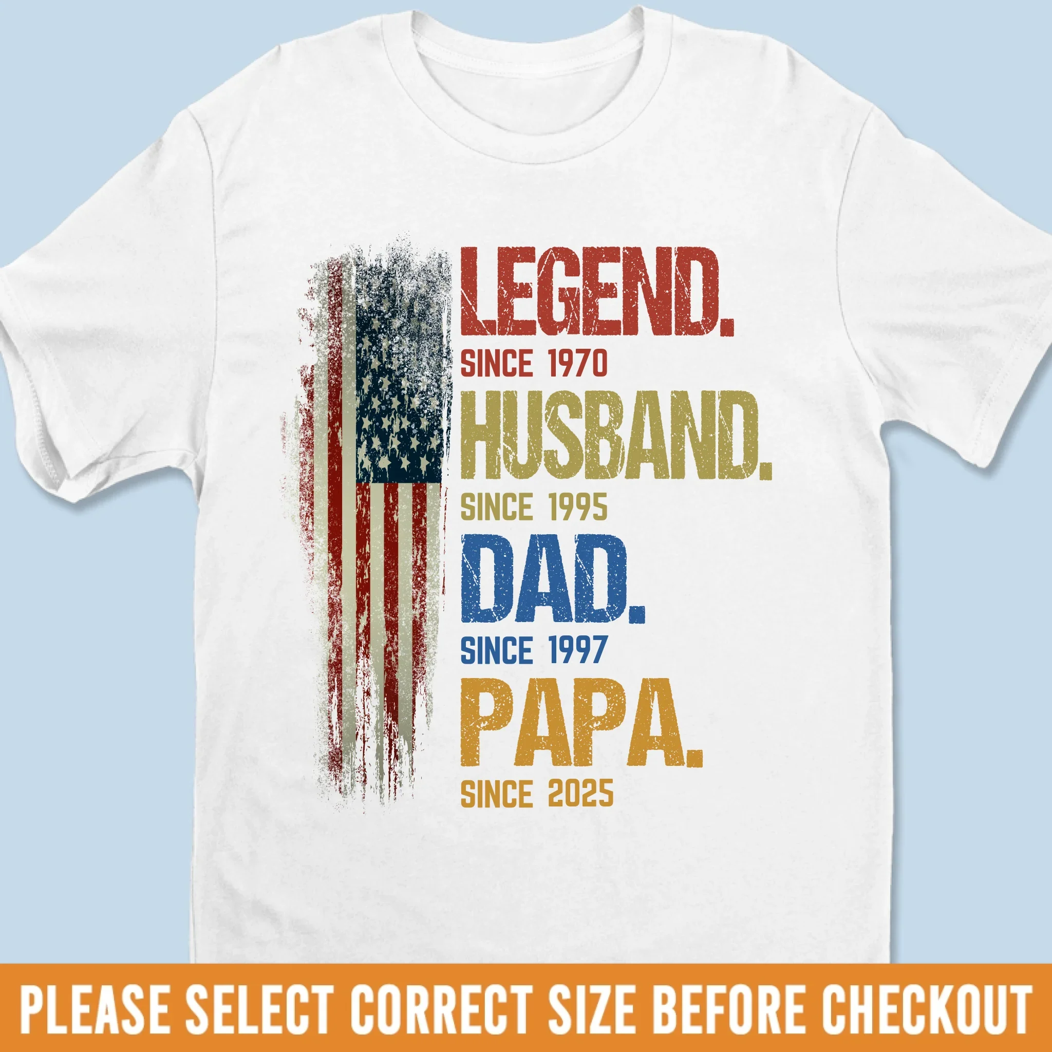 Built On Love & Legacy - Family Personalized Custom Unisex T-shirt, Premium T-shirt, Hoodie - Father's Day, Gift For Dad, Grandpa - Image 6