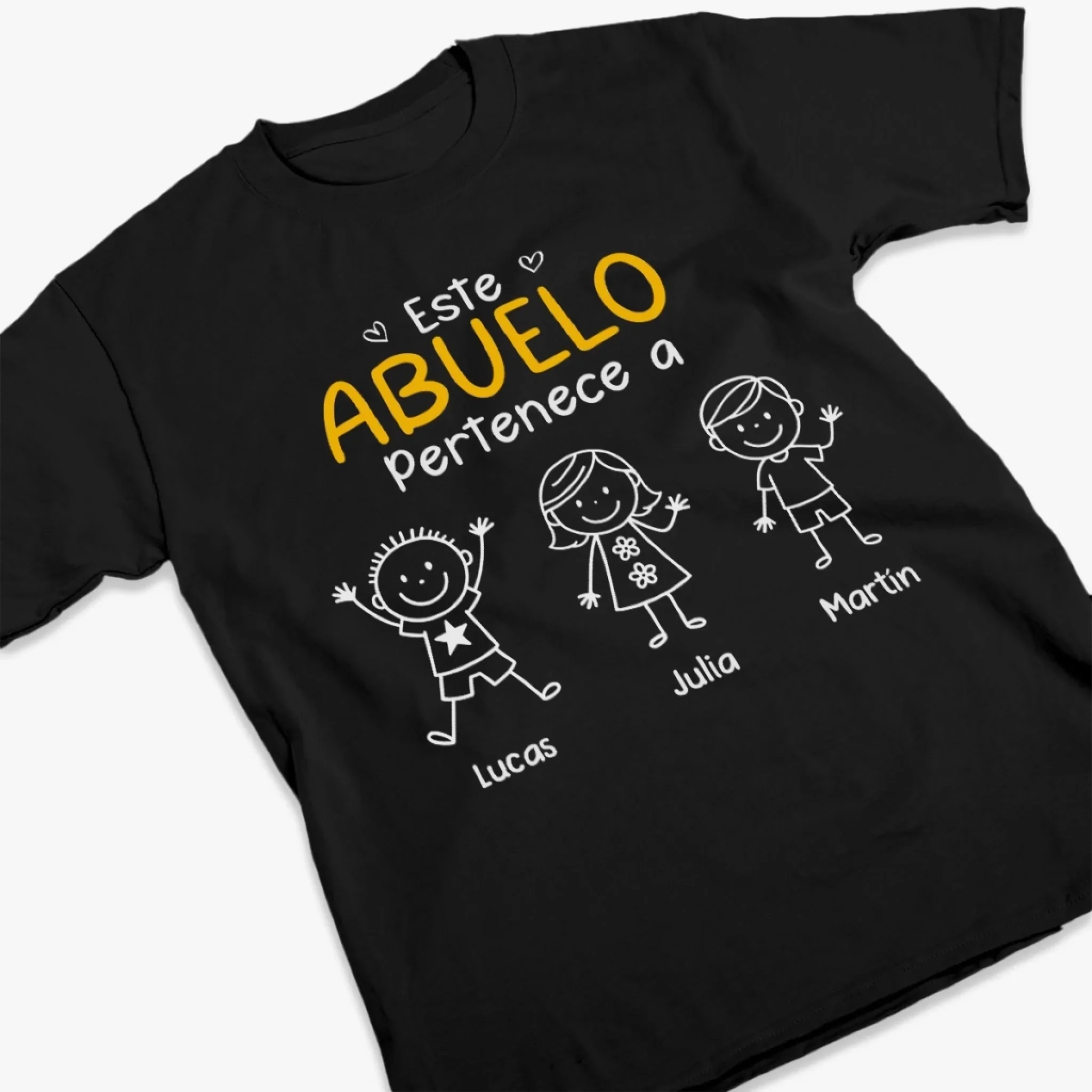 Camiseta Unisex Personalizada, Camiseta Premium, Sudadera con Capucha - Regalos Personalizados de Cumpleaños para Papá, Abuelo - Este Abuelo Pertenece A - Image 4