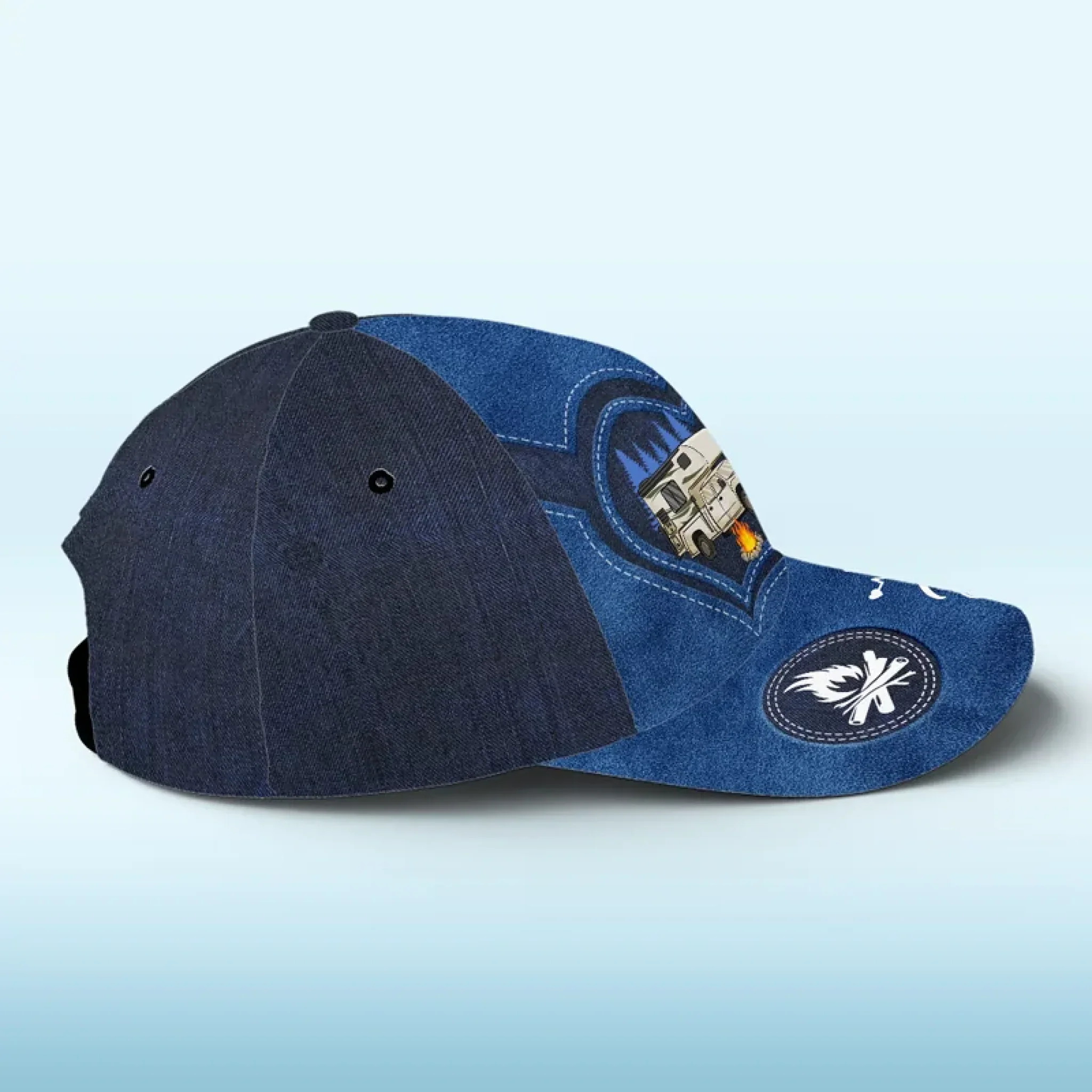 Camping For Life - Camping Personalized Custom Hat, All Over Print Classic Cap - Gift For Camping Lovers - Image 4