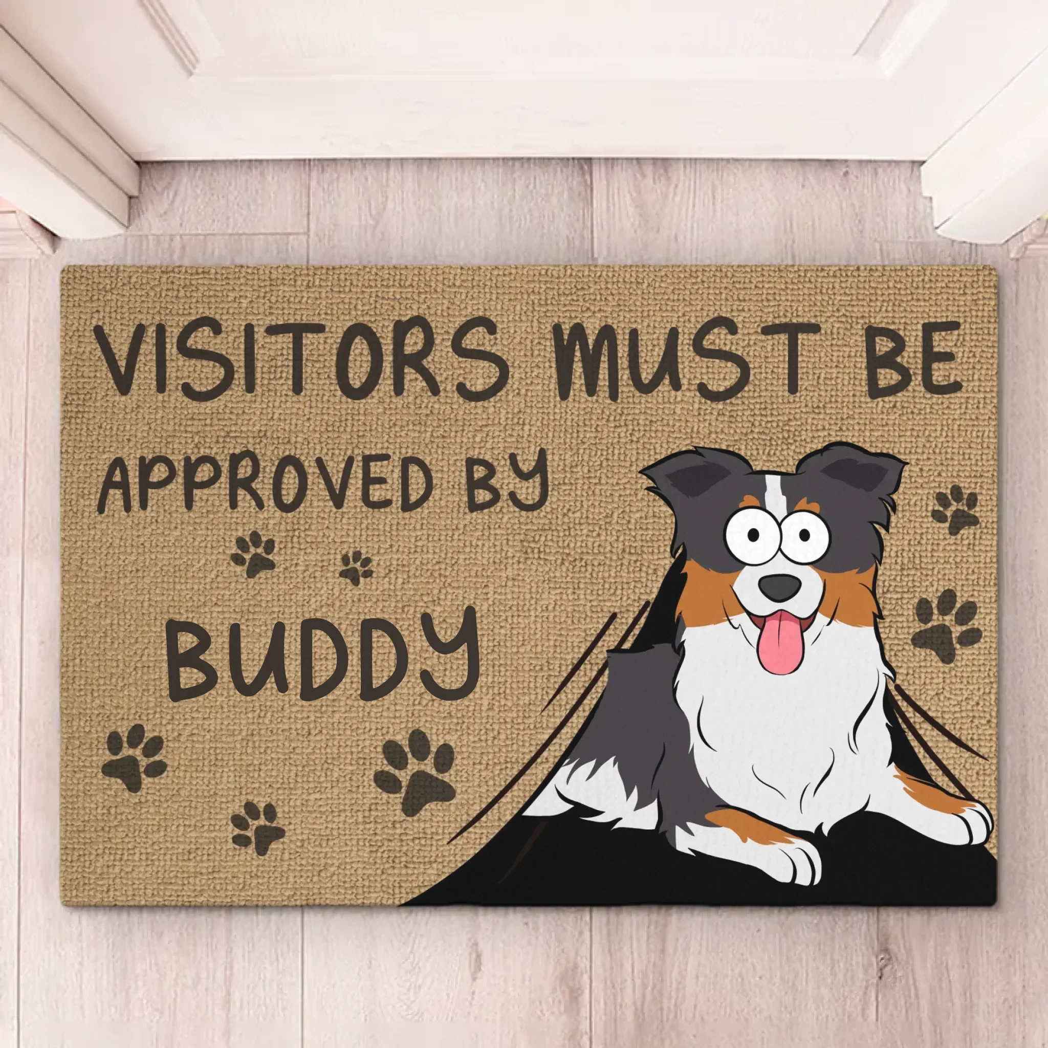 Canine Approval Required For Entry - Dog Personalized Custom Home Decor Decorative Mat - House Warming Gift For Pet Owners, Pet Lovers - Image 2