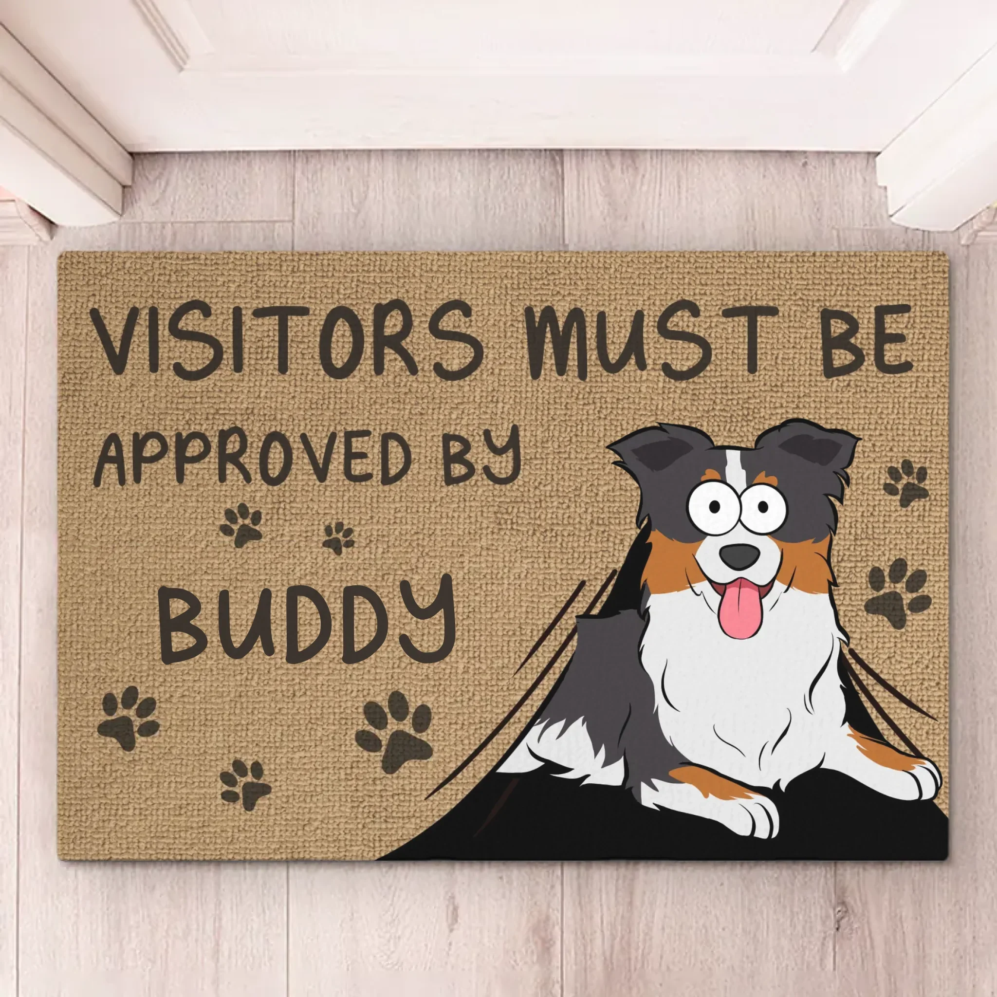 Canine Approval Required For Entry - Dog Personalized Custom Home Decor Decorative Mat - House Warming Gift For Pet Owners, Pet Lovers - Image 5