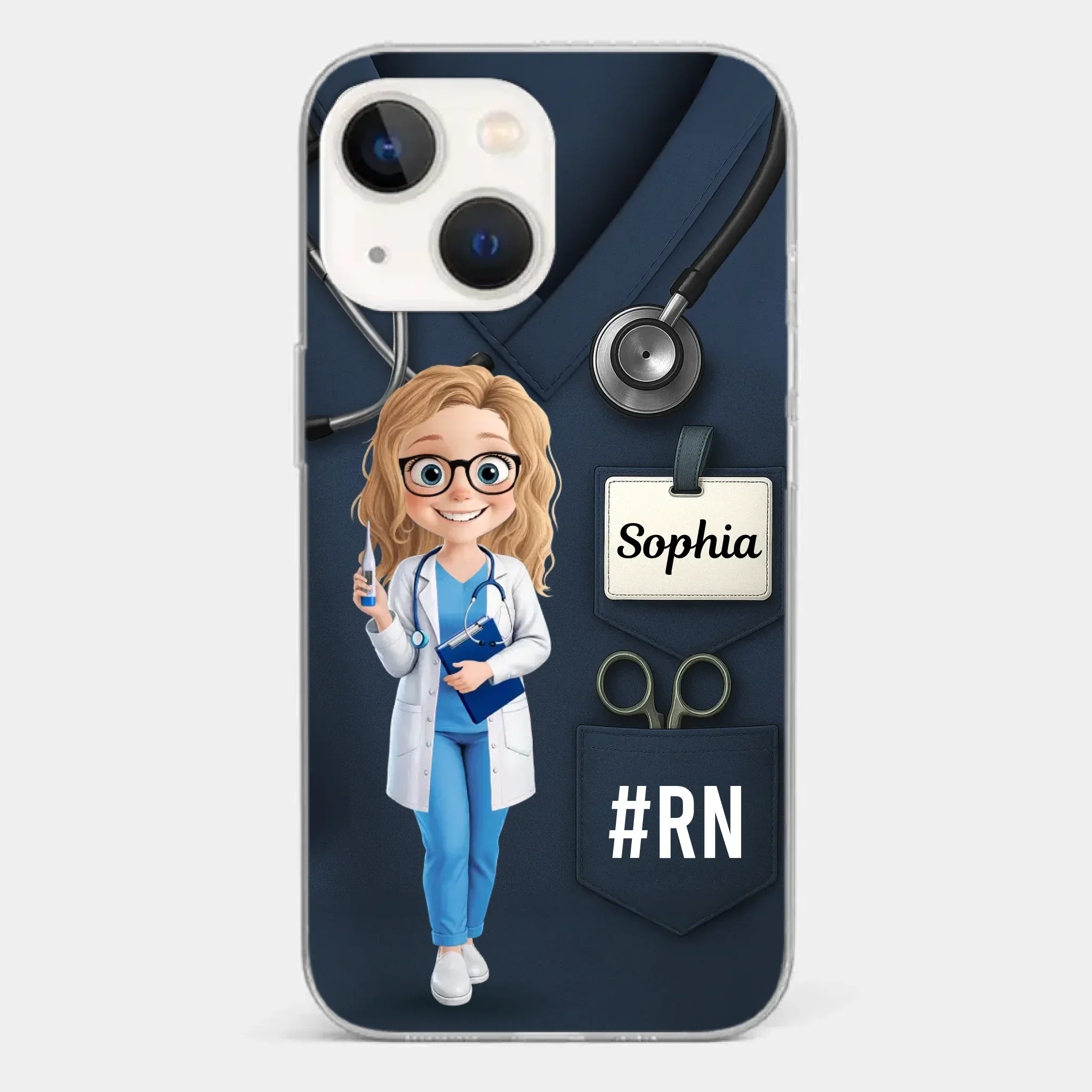 Caring Is My Superpower - Nurse Personalized Custom Clear Phone Case - Appreciation, Thank You Gift, Nurse Life, Doctor Life - Image 18