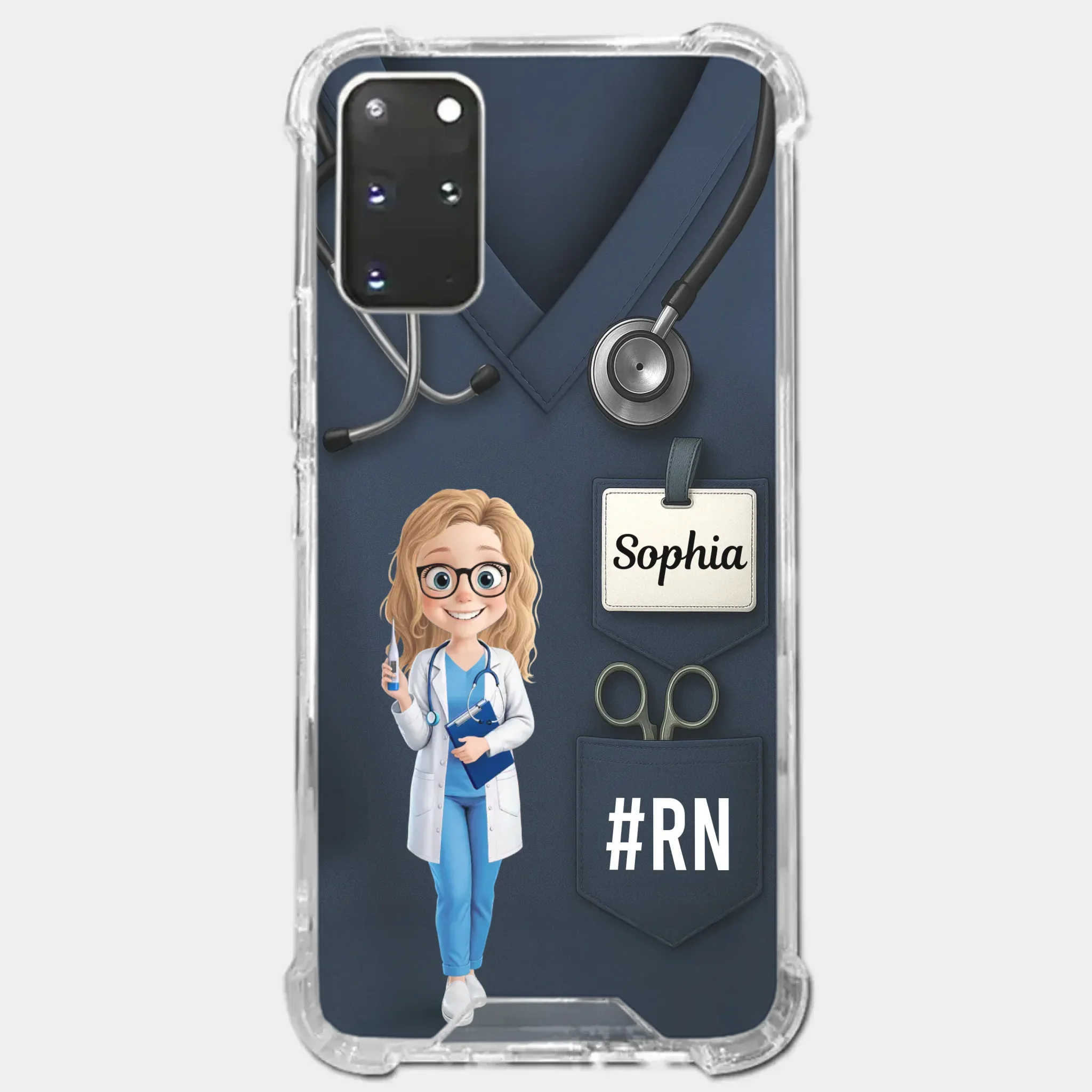 Caring Is My Superpower - Nurse Personalized Custom Clear Phone Case - Appreciation, Thank You Gift, Nurse Life, Doctor Life - Image 39