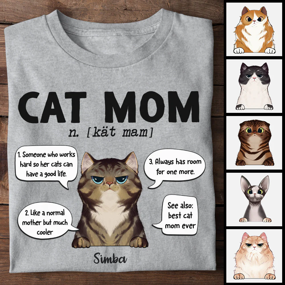 Cat Mum Best Cat Mum Ever - Gift For Cat Mum, Personalized Unisex T-shirt, Hoodie - Image 4