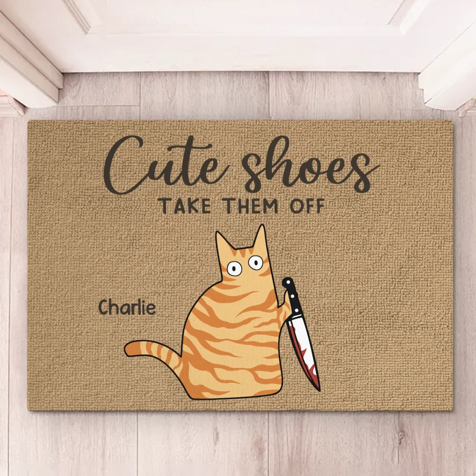 Cats Are The True Rulers Of The Household - Cat Personalized Custom Home Decor Decorative Mat - House Warming Gift For Pet Owners, Pet Lovers - Image 5