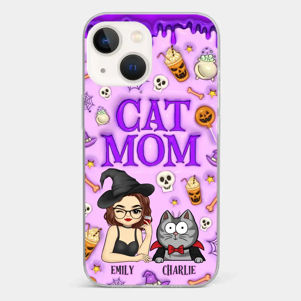 Cats Know How To Keep Us Smiling - Cat Personalized Custom 3D Inflated Effect Printed Clear Phone Case - Halloween Gift For Pet Owners, Pet Lovers - Image 14