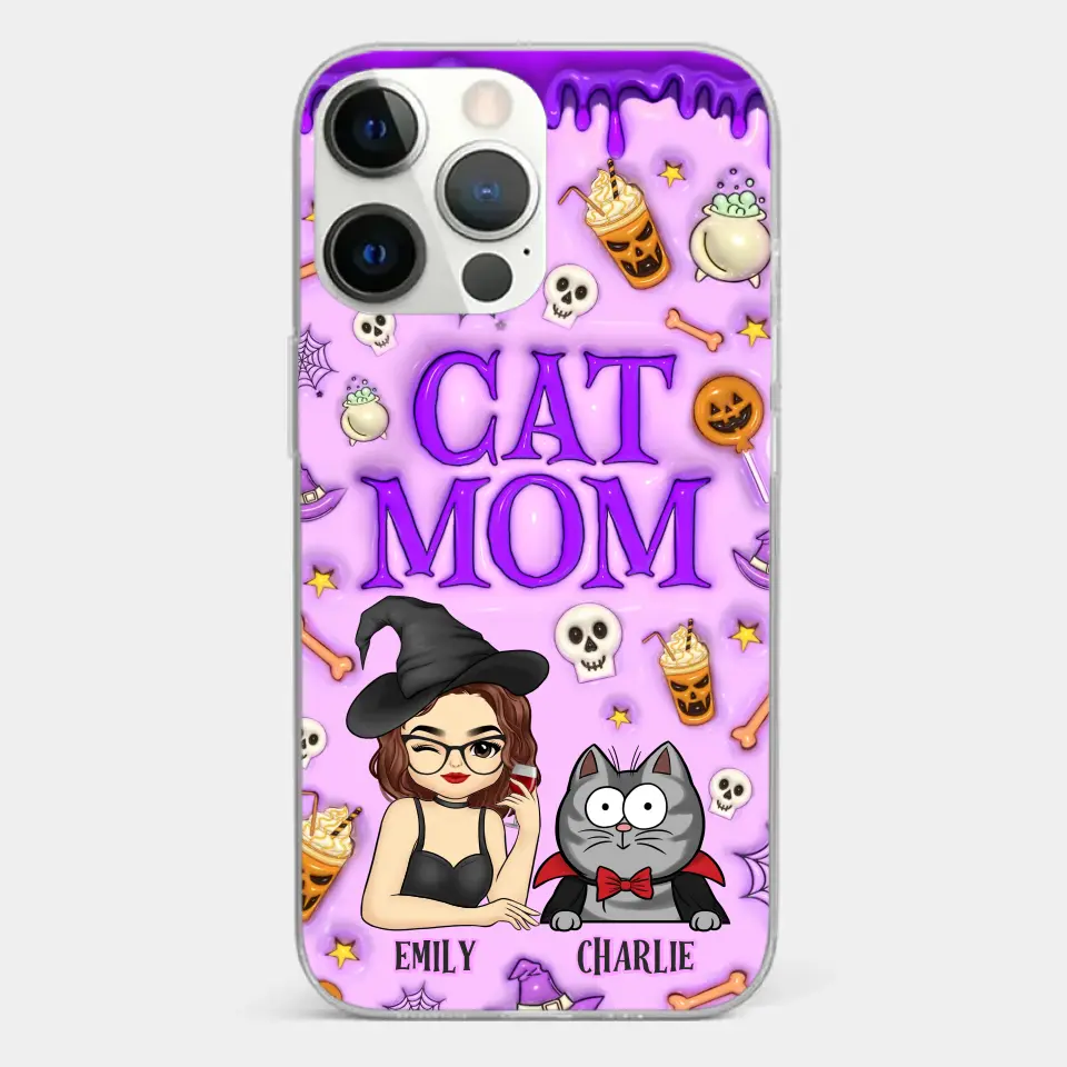 Cats Know How To Keep Us Smiling - Cat Personalized Custom 3D Inflated Effect Printed Clear Phone Case - Halloween Gift For Pet Owners, Pet Lovers - Image 19
