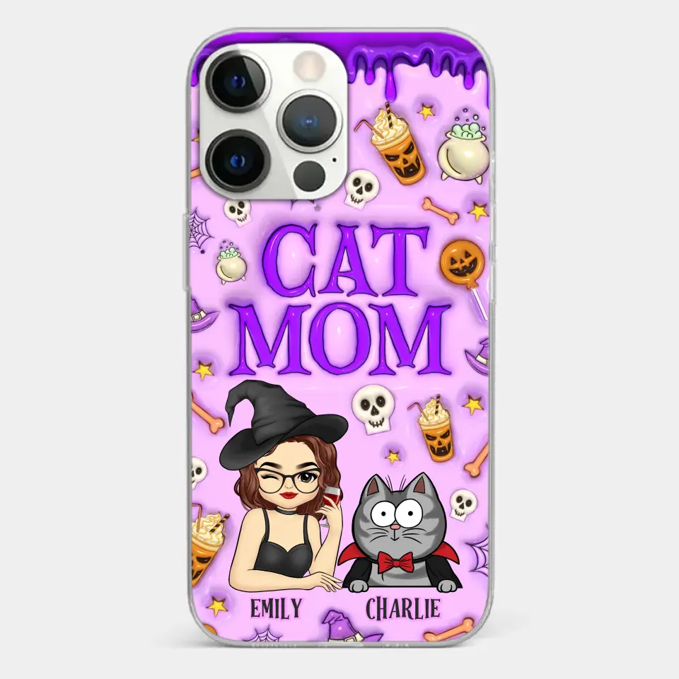 Cats Know How To Keep Us Smiling - Cat Personalized Custom 3D Inflated Effect Printed Clear Phone Case - Halloween Gift For Pet Owners, Pet Lovers - Image 20
