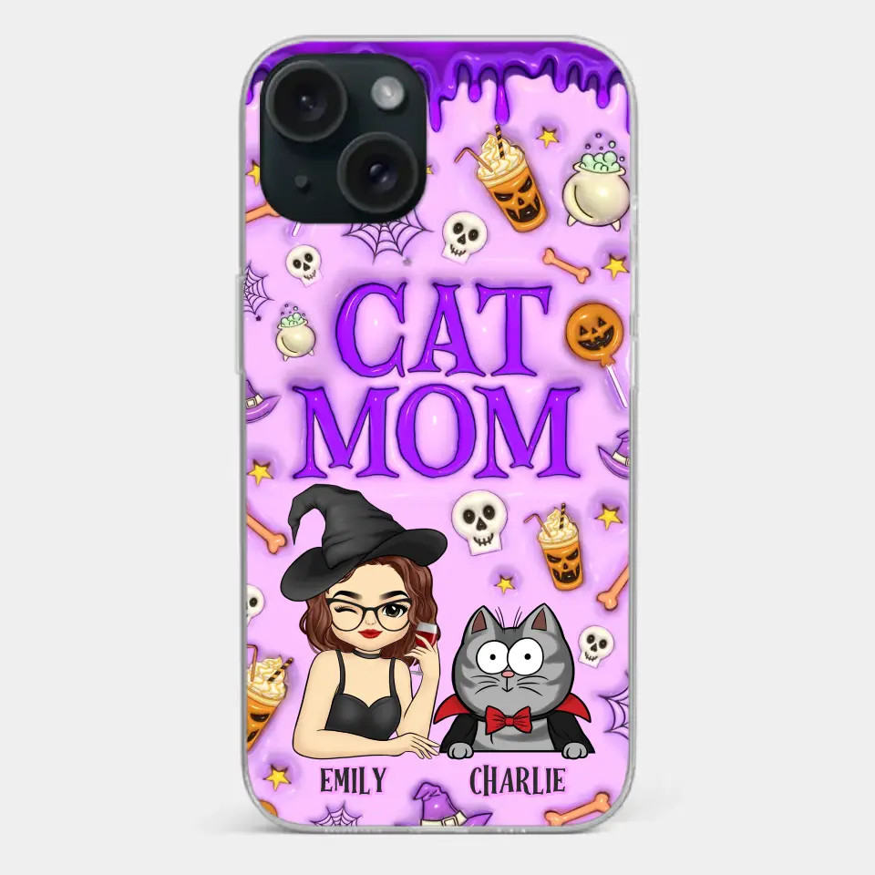 Cats Know How To Keep Us Smiling - Cat Personalized Custom 3D Inflated Effect Printed Clear Phone Case - Halloween Gift For Pet Owners, Pet Lovers - Image 21