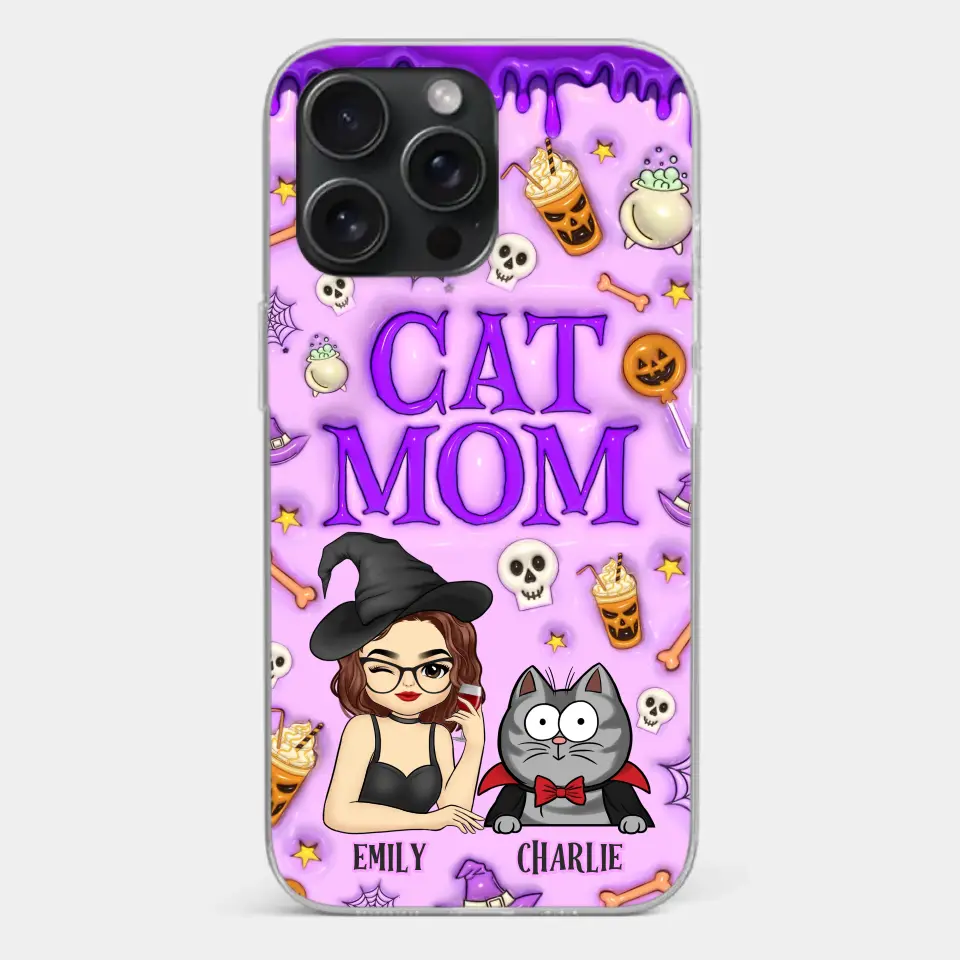 Cats Know How To Keep Us Smiling - Cat Personalized Custom 3D Inflated Effect Printed Clear Phone Case - Halloween Gift For Pet Owners, Pet Lovers - Image 22