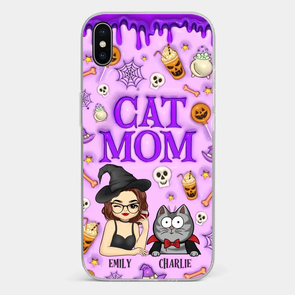 Cats Know How To Keep Us Smiling - Cat Personalized Custom 3D Inflated Effect Printed Clear Phone Case - Halloween Gift For Pet Owners, Pet Lovers - Image 24
