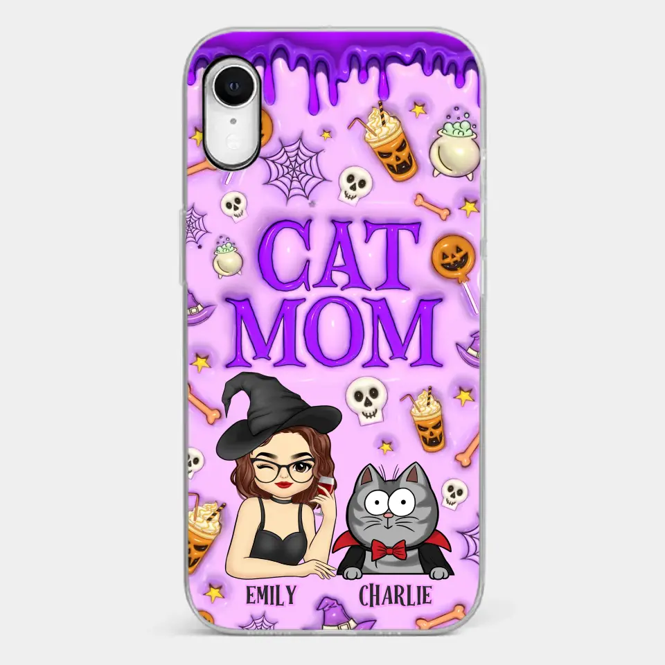Cats Know How To Keep Us Smiling - Cat Personalized Custom 3D Inflated Effect Printed Clear Phone Case - Halloween Gift For Pet Owners, Pet Lovers - Image 25