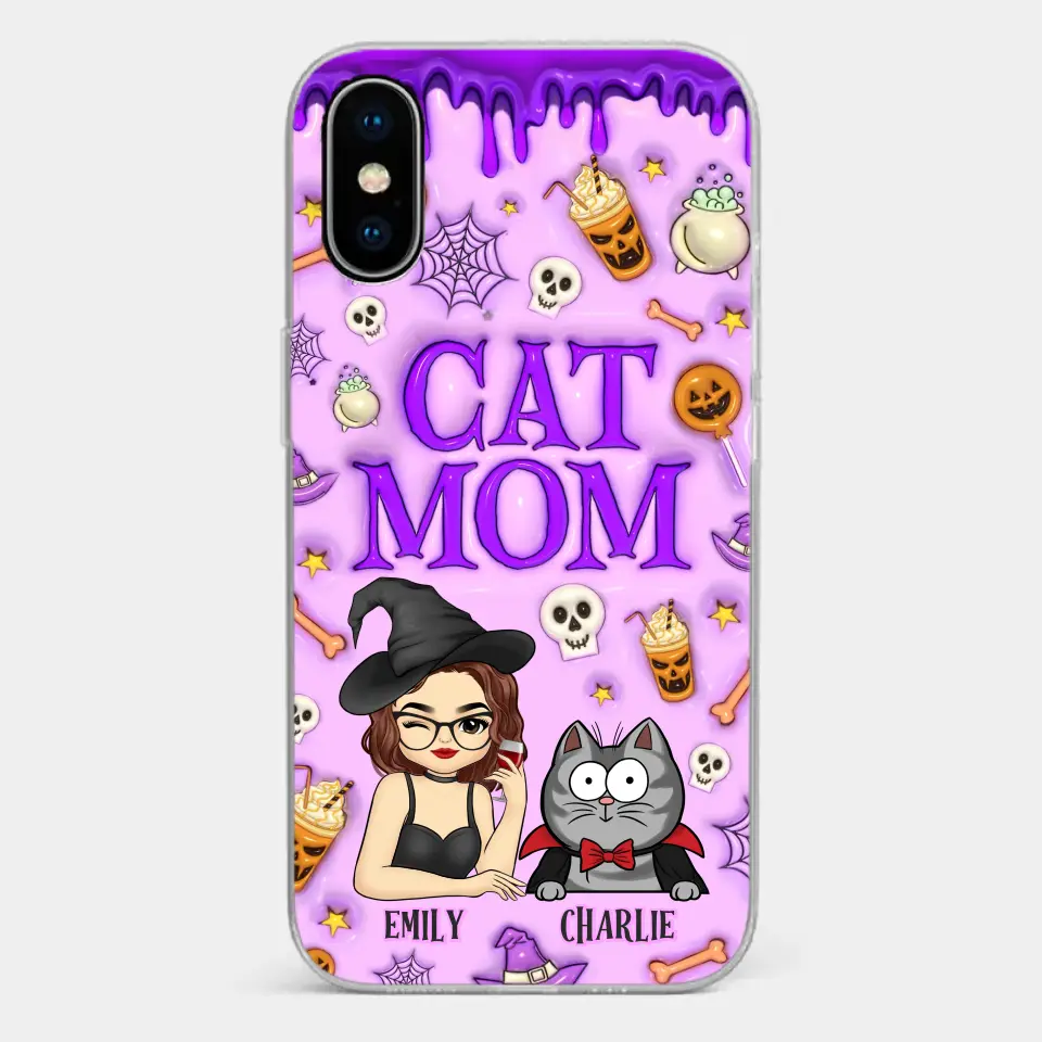 Cats Know How To Keep Us Smiling - Cat Personalized Custom 3D Inflated Effect Printed Clear Phone Case - Halloween Gift For Pet Owners, Pet Lovers - Image 26