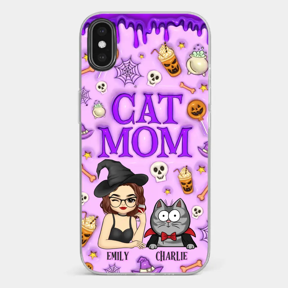 Cats Know How To Keep Us Smiling - Cat Personalized Custom 3D Inflated Effect Printed Clear Phone Case - Halloween Gift For Pet Owners, Pet Lovers - Image 27