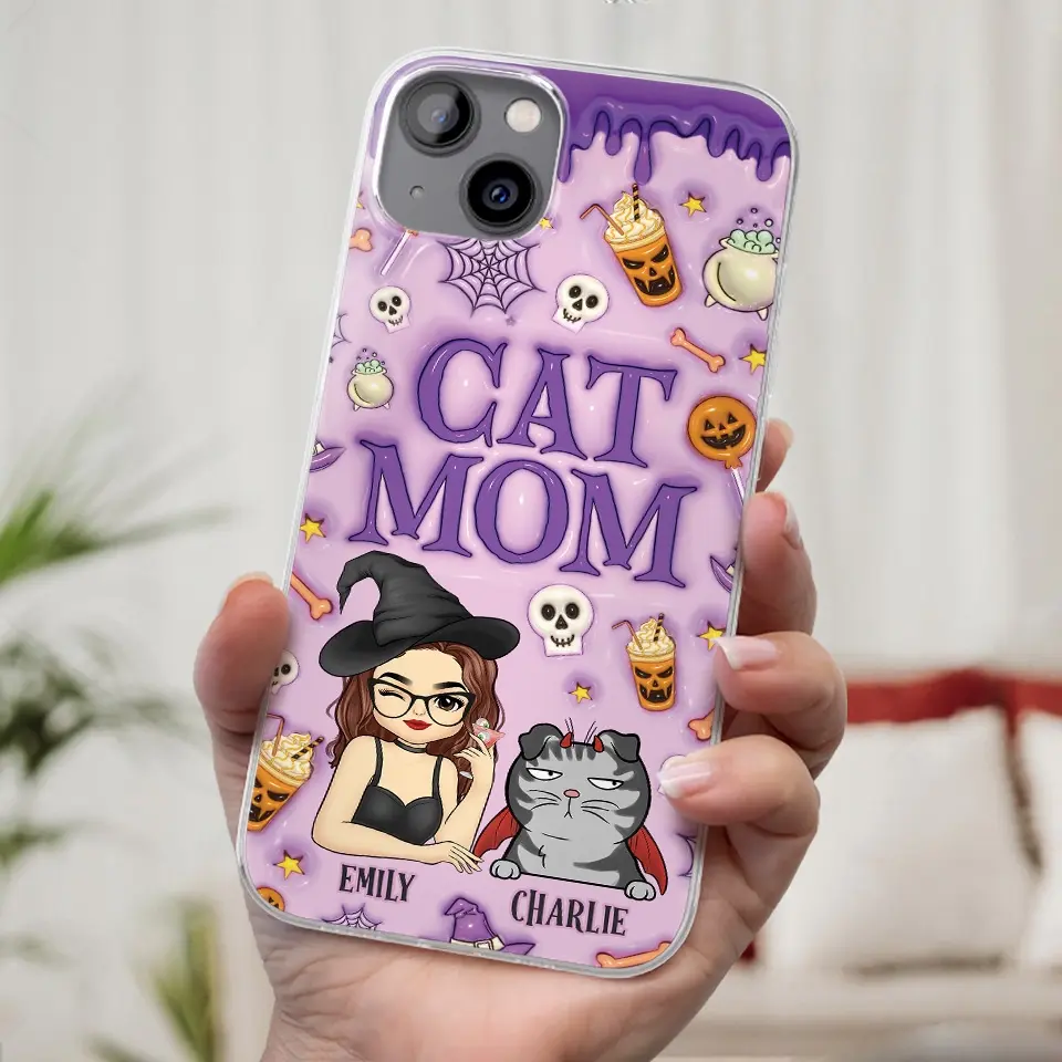 Cats Know How To Keep Us Smiling - Cat Personalized Custom 3D Inflated Effect Printed Clear Phone Case - Halloween Gift For Pet Owners, Pet Lovers - Image 28