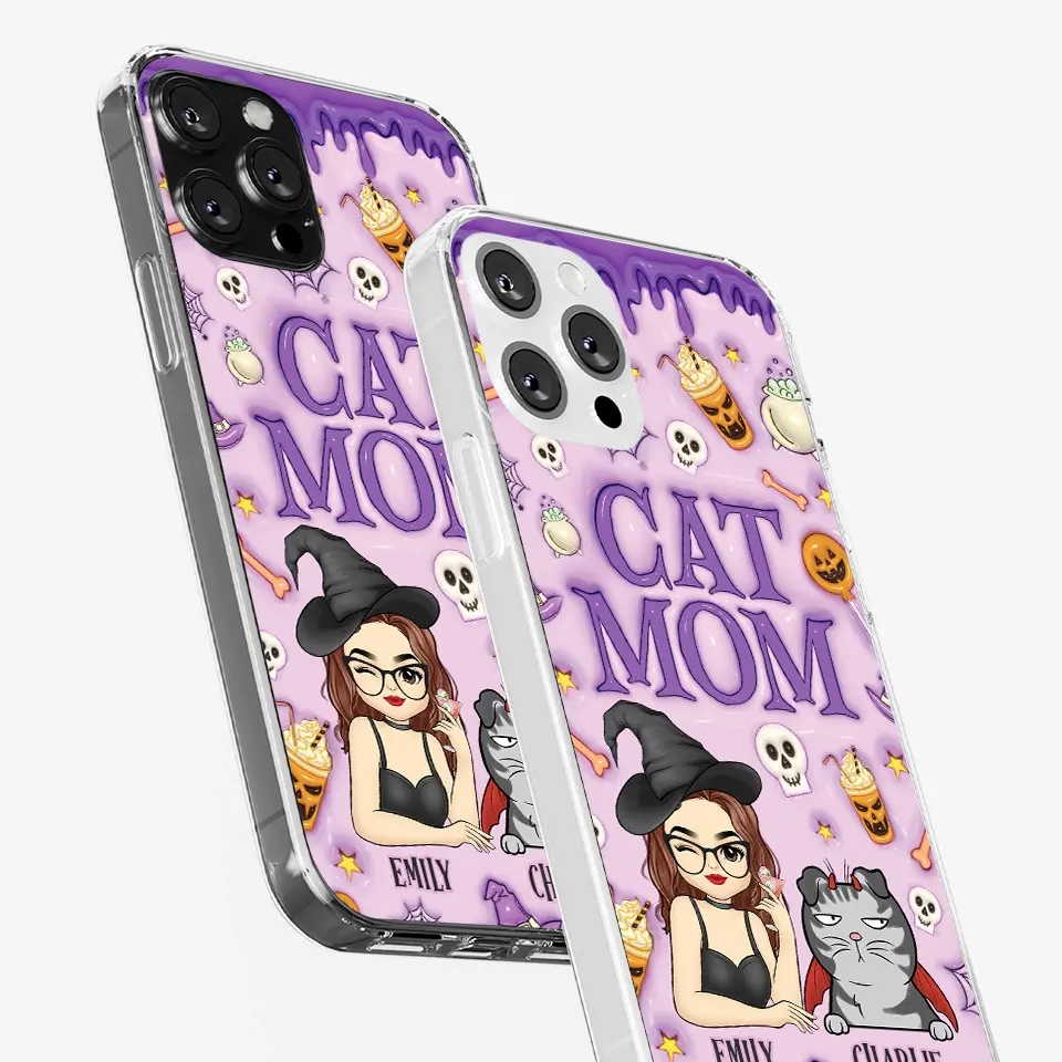 Cats Know How To Keep Us Smiling - Cat Personalized Custom 3D Inflated Effect Printed Clear Phone Case - Halloween Gift For Pet Owners, Pet Lovers - Image 30