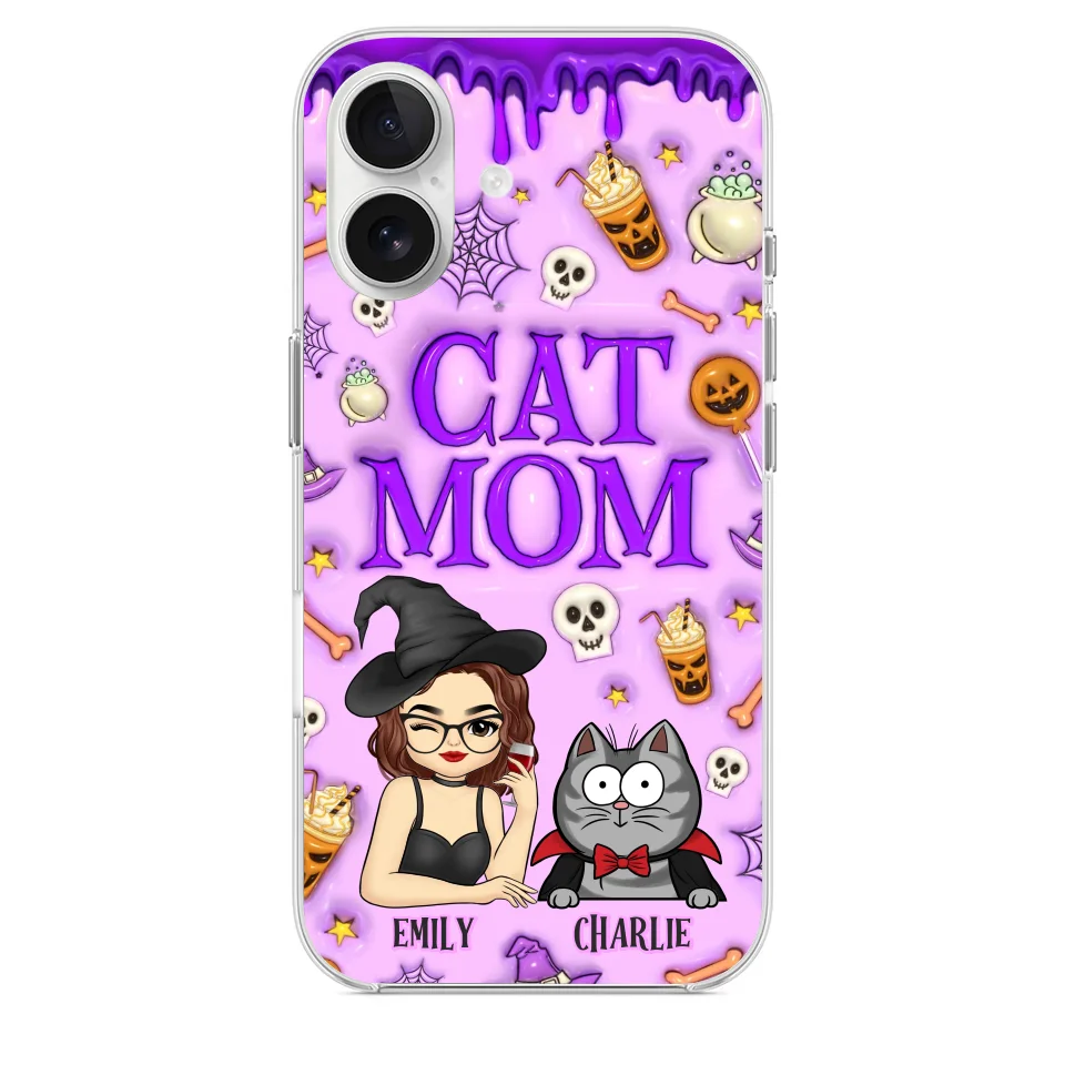 Cats Know How To Keep Us Smiling - Cat Personalized Custom 3D Inflated Effect Printed Clear Phone Case - Halloween Gift For Pet Owners, Pet Lovers - Image 31