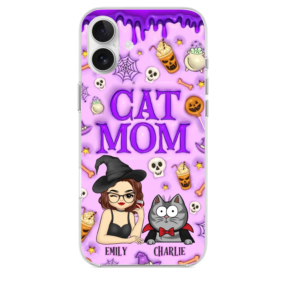 Cats Know How To Keep Us Smiling - Cat Personalized Custom 3D Inflated Effect Printed Clear Phone Case - Halloween Gift For Pet Owners, Pet Lovers - Image 32