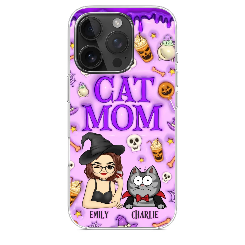 Cats Know How To Keep Us Smiling - Cat Personalized Custom 3D Inflated Effect Printed Clear Phone Case - Halloween Gift For Pet Owners, Pet Lovers - Image 33