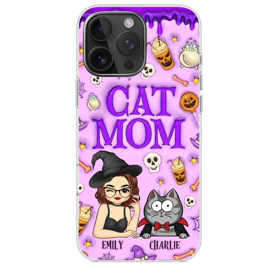 Cats Know How To Keep Us Smiling - Cat Personalized Custom 3D Inflated Effect Printed Clear Phone Case - Halloween Gift For Pet Owners, Pet Lovers - Image 34