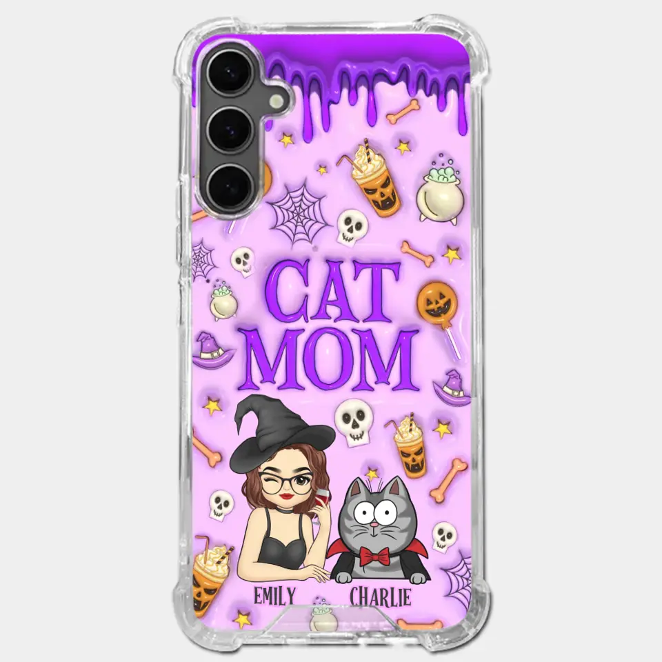 Cats Know How To Keep Us Smiling - Cat Personalized Custom 3D Inflated Effect Printed Clear Phone Case - Halloween Gift For Pet Owners, Pet Lovers - Image 35
