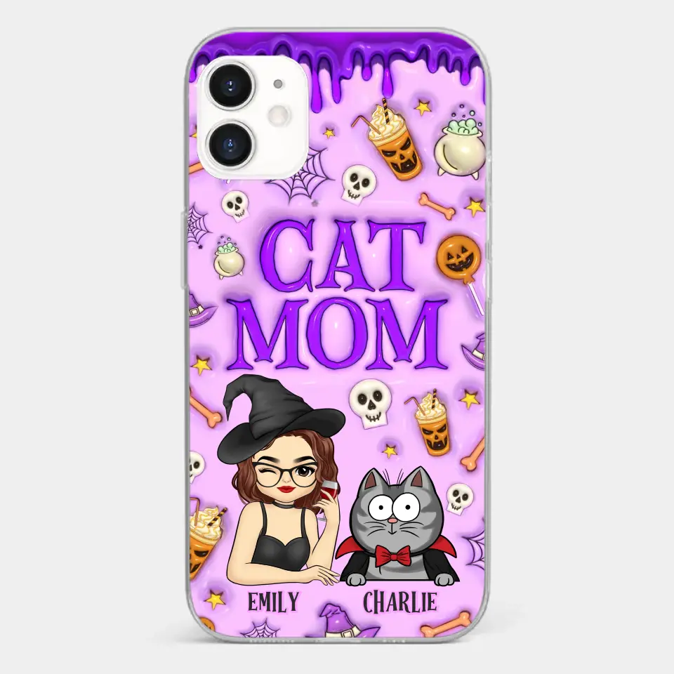 Cats Know How To Keep Us Smiling - Cat Personalized Custom 3D Inflated Effect Printed Clear Phone Case - Halloween Gift For Pet Owners, Pet Lovers - Image 6