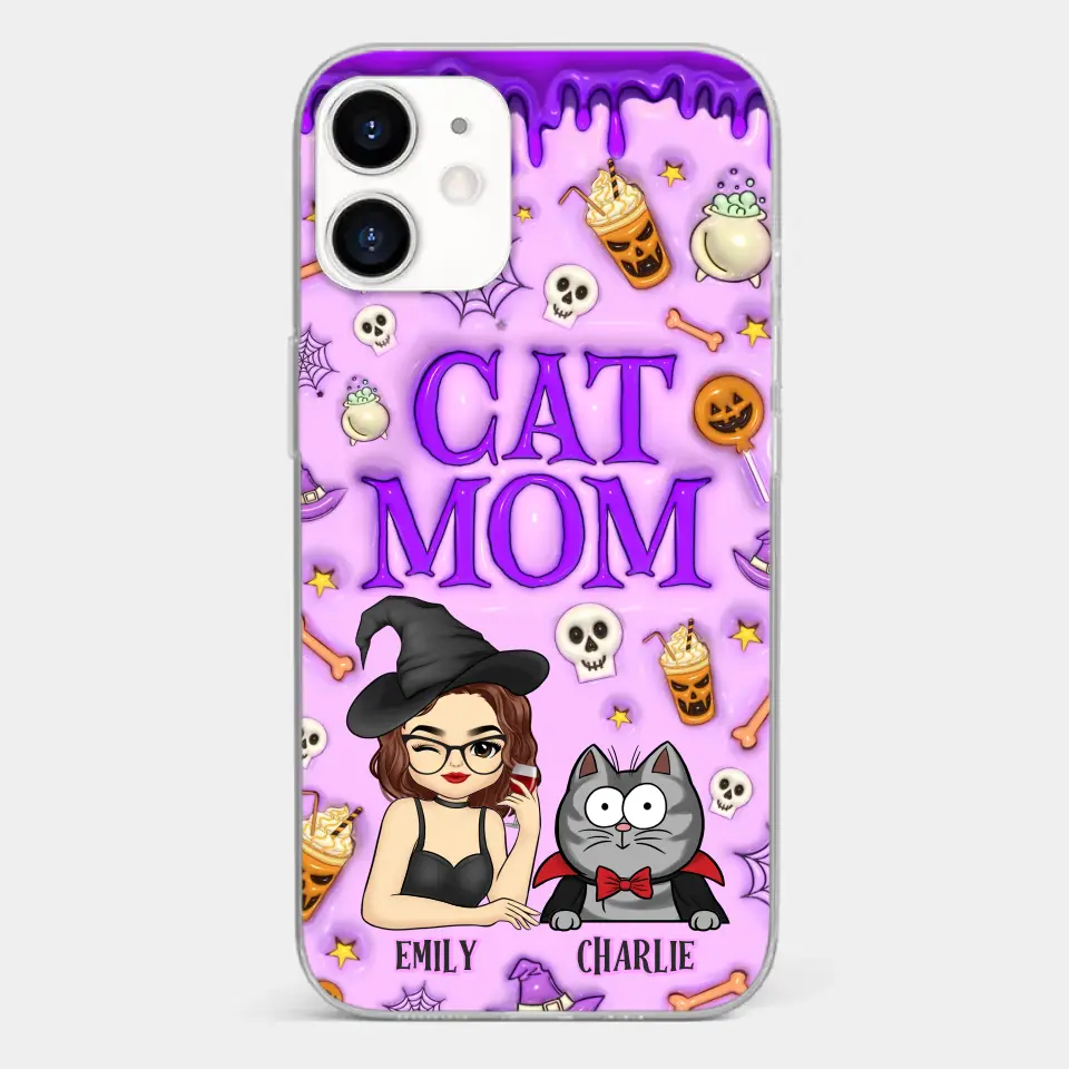 Cats Know How To Keep Us Smiling - Cat Personalized Custom 3D Inflated Effect Printed Clear Phone Case - Halloween Gift For Pet Owners, Pet Lovers - Image 9