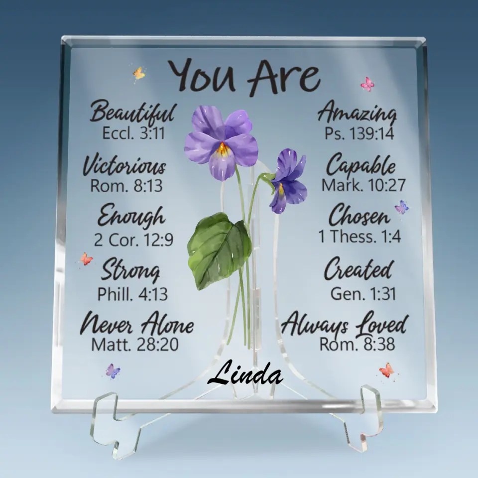 Celebrate The Sisterhood With This Special Gift - Bestie Personalized Custom Square Shaped Acrylic Plaque - Wedding Gift, Bridesmaid Gift For Best Friends, BFF, Sisters - Image 6